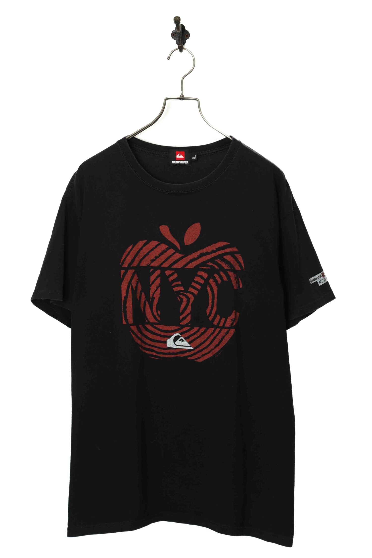 USED QUICKSILVER PRINTED T-SHIRT/L