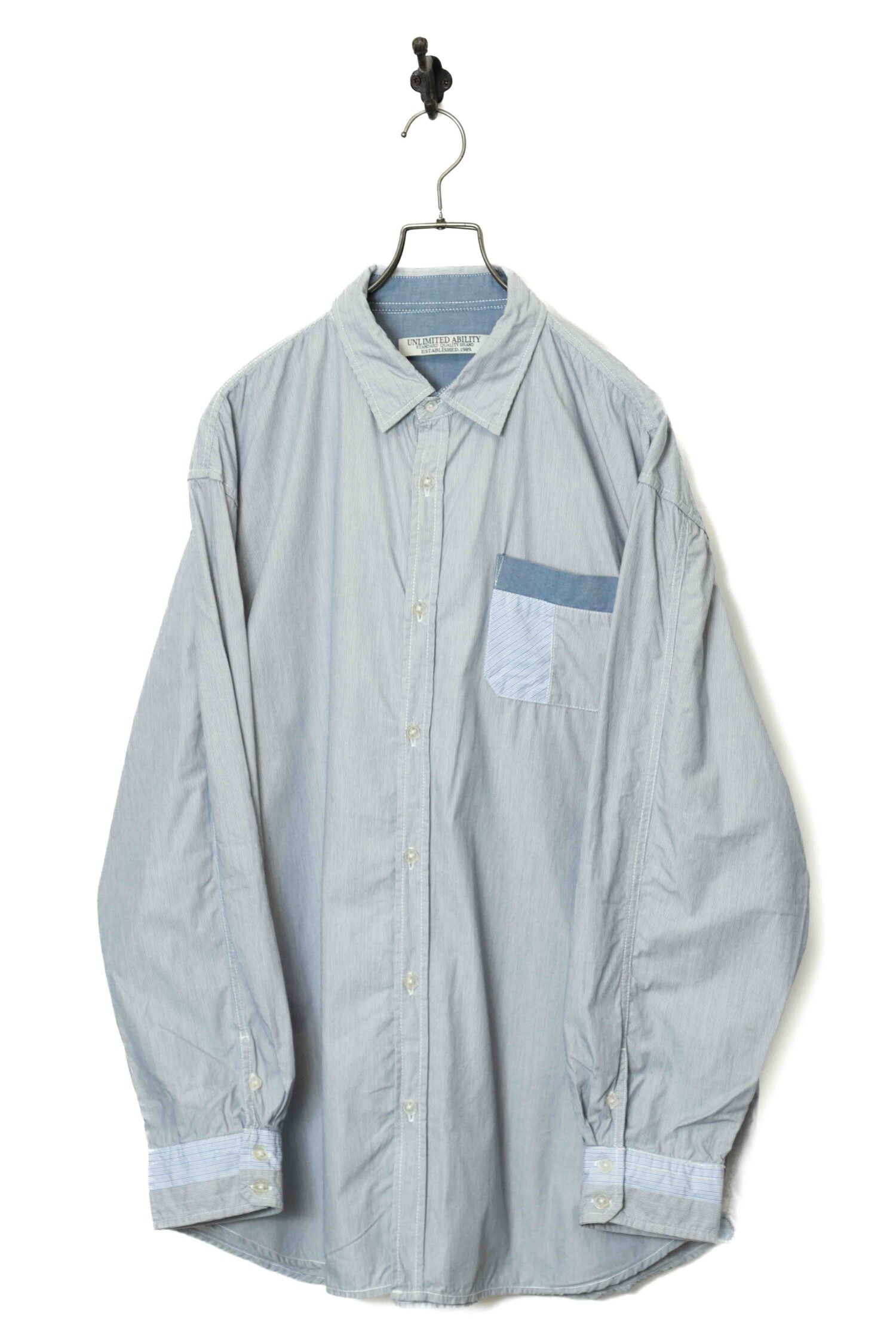 USED PIN STRIPED SHIRT/3L