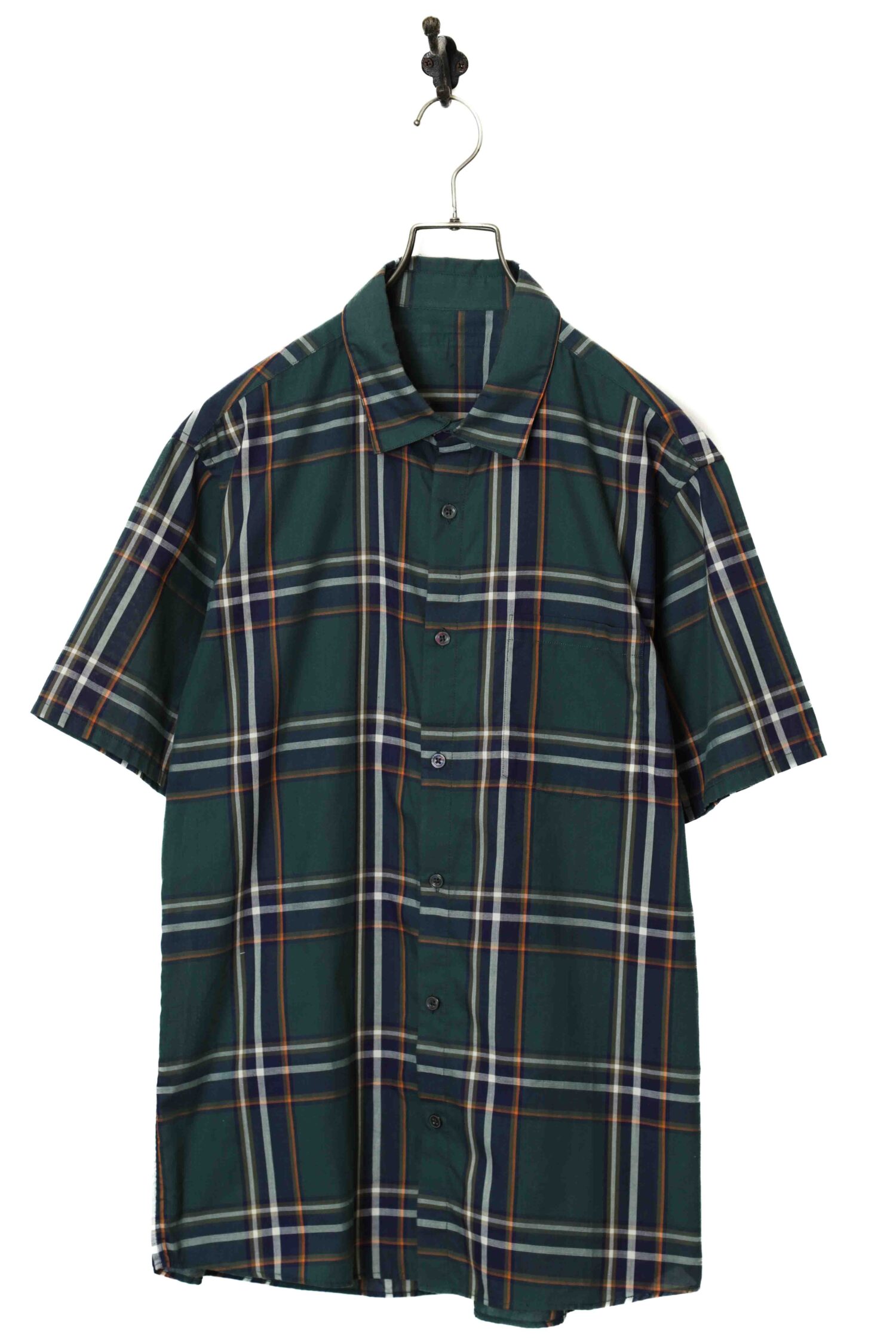 VINTAGE CHECK SHORT SLEEVE SHIRT/L