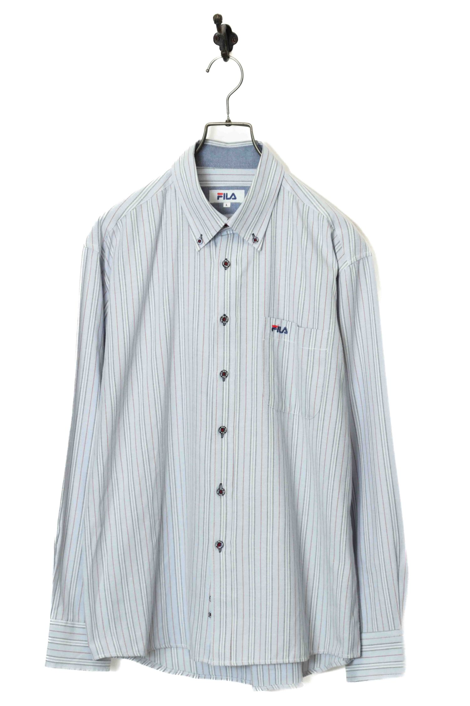 USED FILA STRIPE SHIRT/L