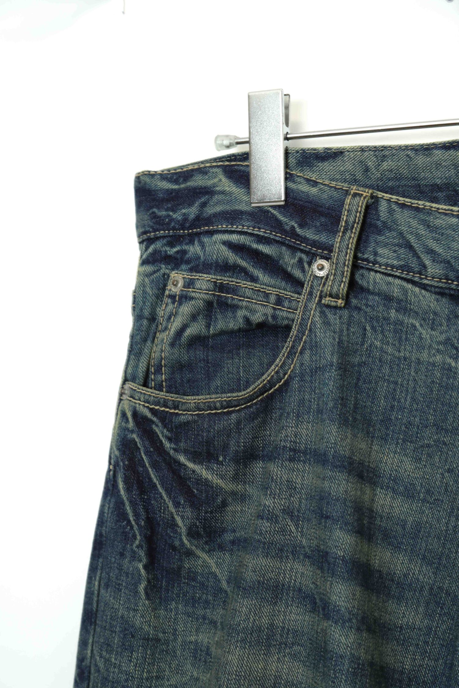 Alternative view of VINTAGE PAINTED DENIM PANTS/W84