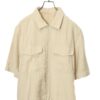 VINTAGE OPEN COLLAR SHIRT/L