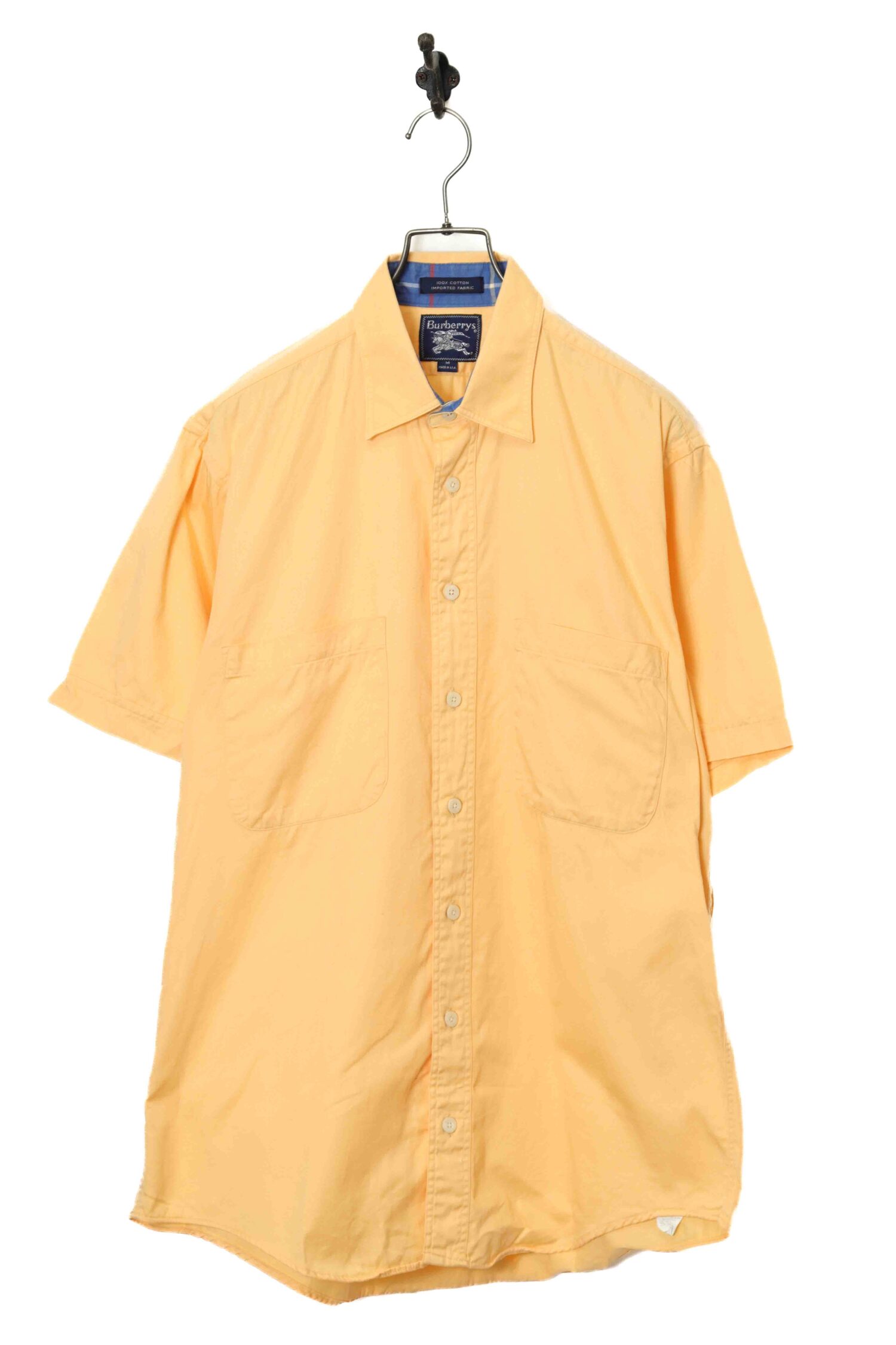 USED BURBERRY SHORT SLEEVE SHIRT/M