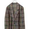 VINTAGE CHECK TAILORED JACKET/M