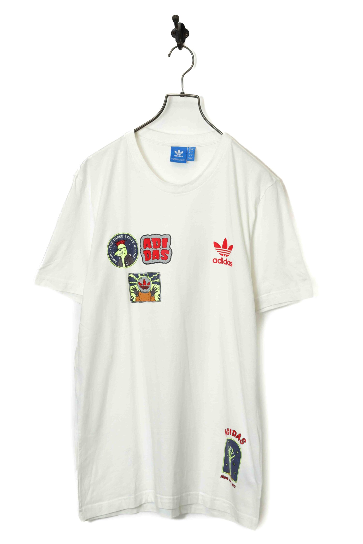 USED ADIDAS PRINTED T-SHIRT/M