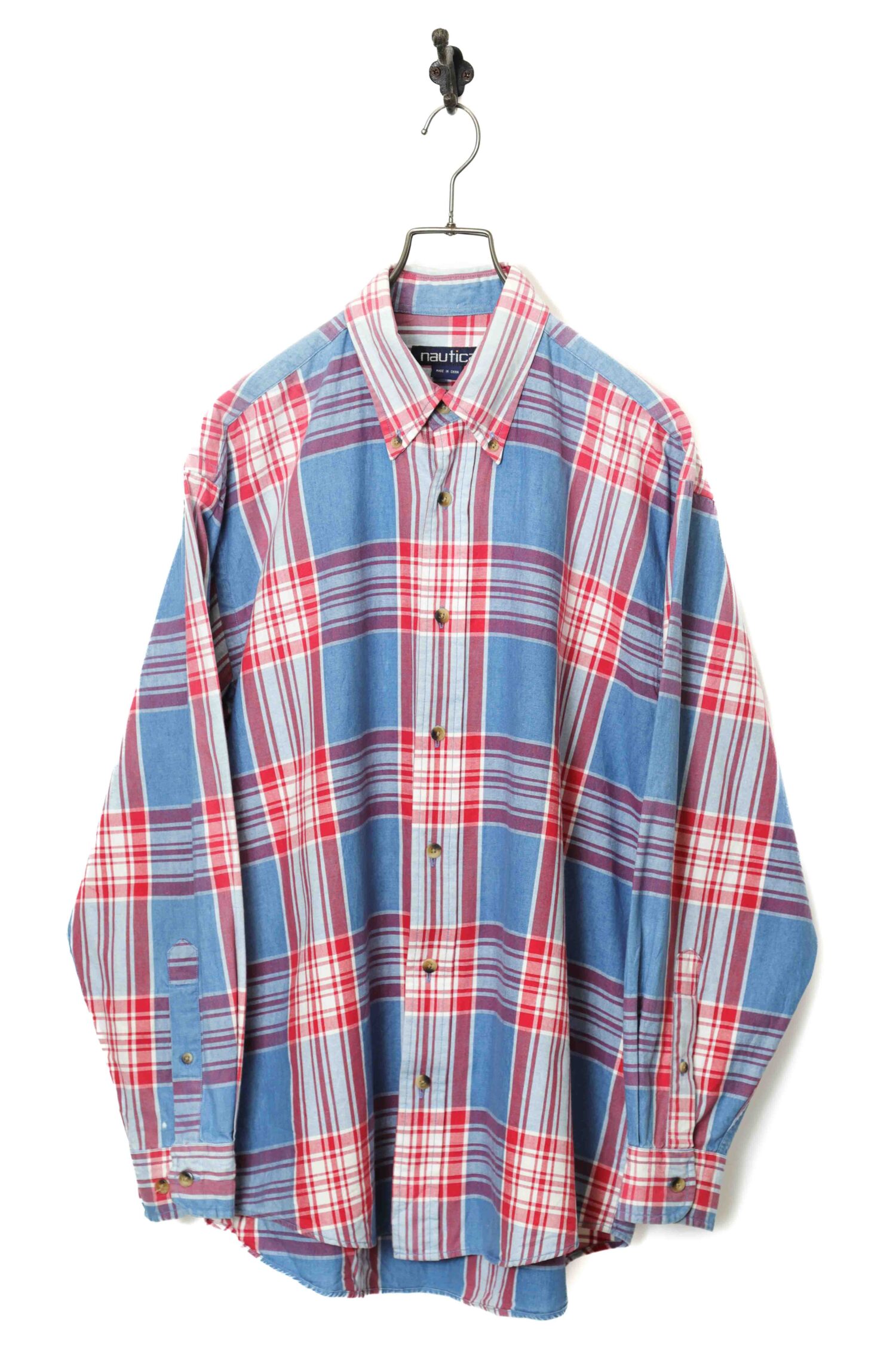 USED NAUTICA CHECK SHIRT/XL