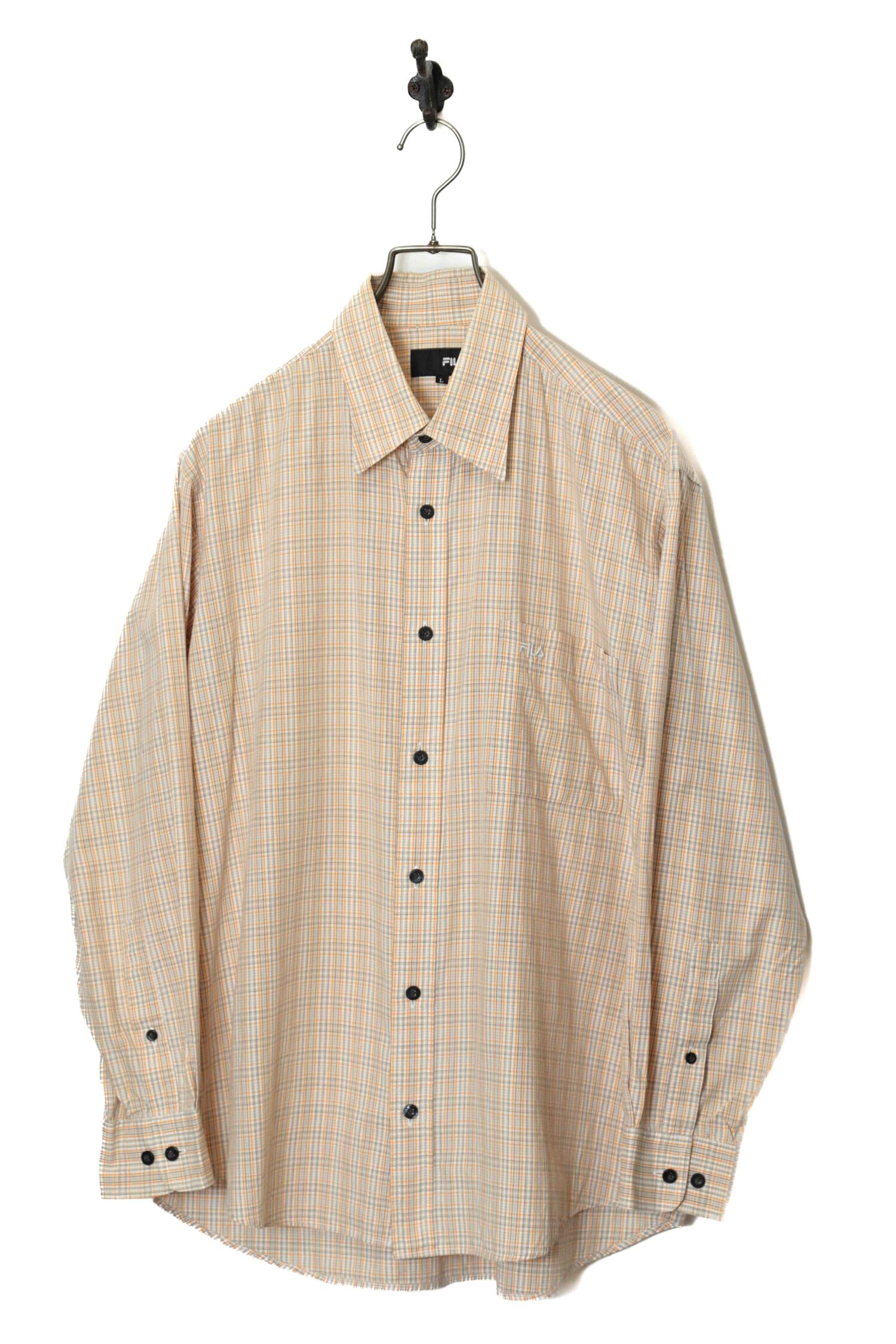 USED FILA CHECK SHIRT/L