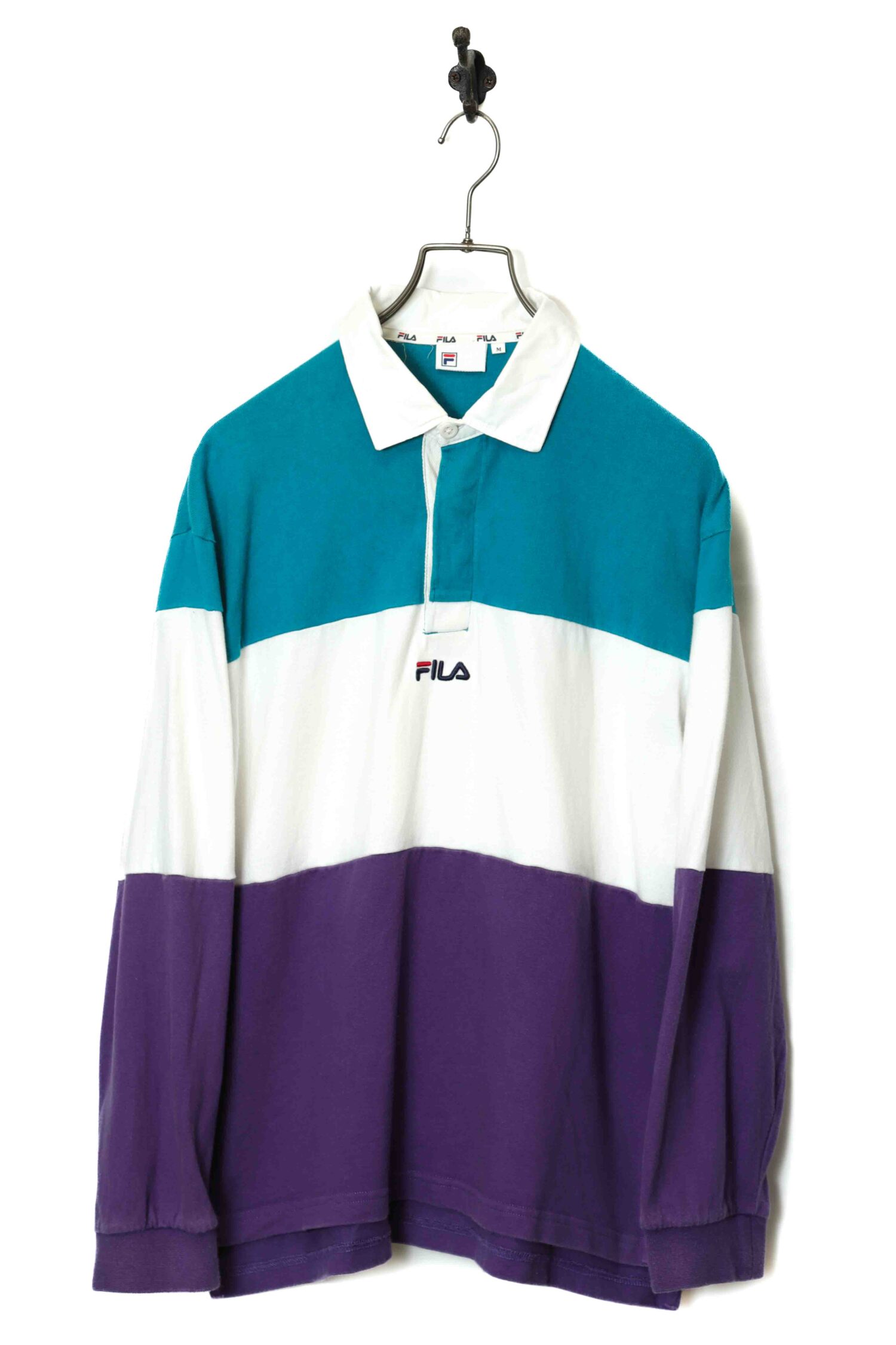 USED FILA LONG SLEEVE POLO SHIRT/M