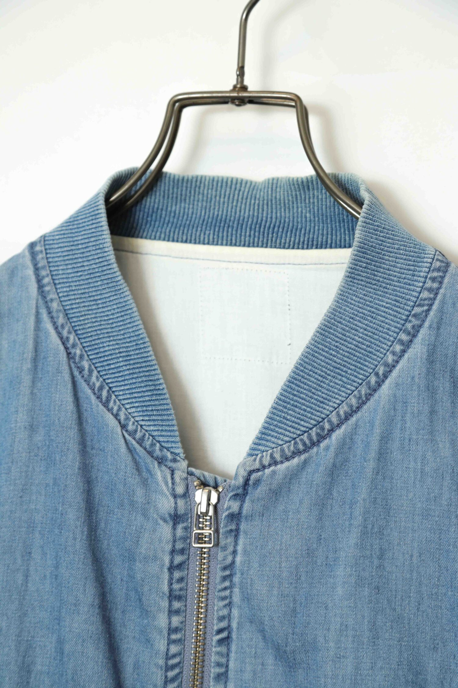 Alternative view of VINTAGE CHAMBRAY BOMBER JACKET/L