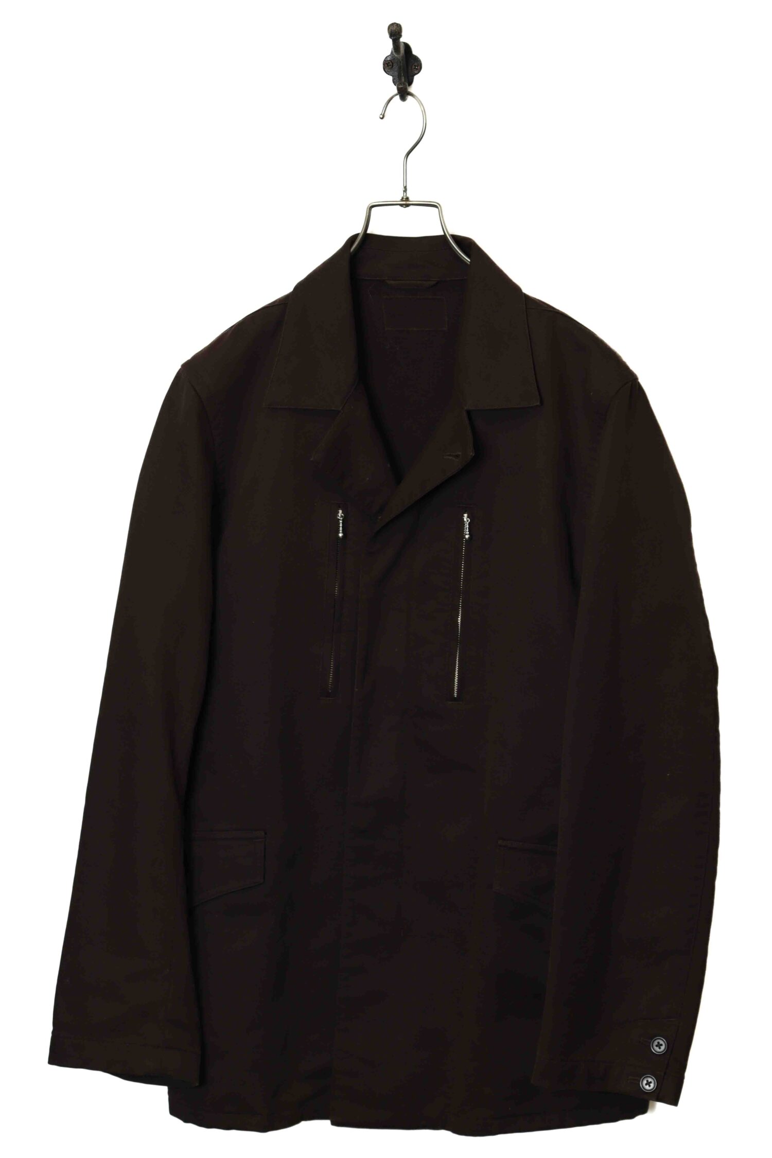 VINTAGE COTTON MILITARY DESIGN JACKET/L