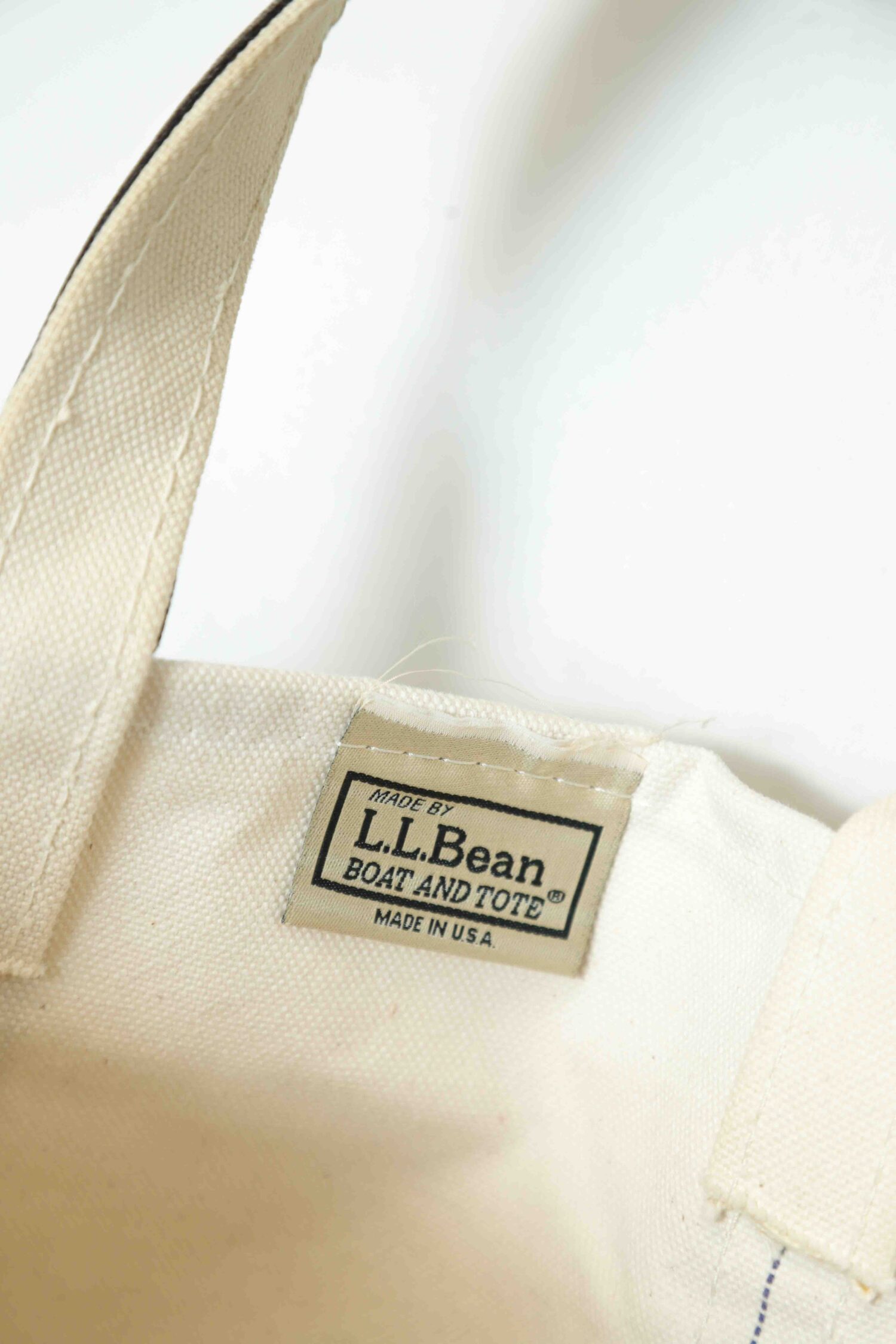 Alternative view of USED L.L BEAN TOTEBAG/MADE IN USA