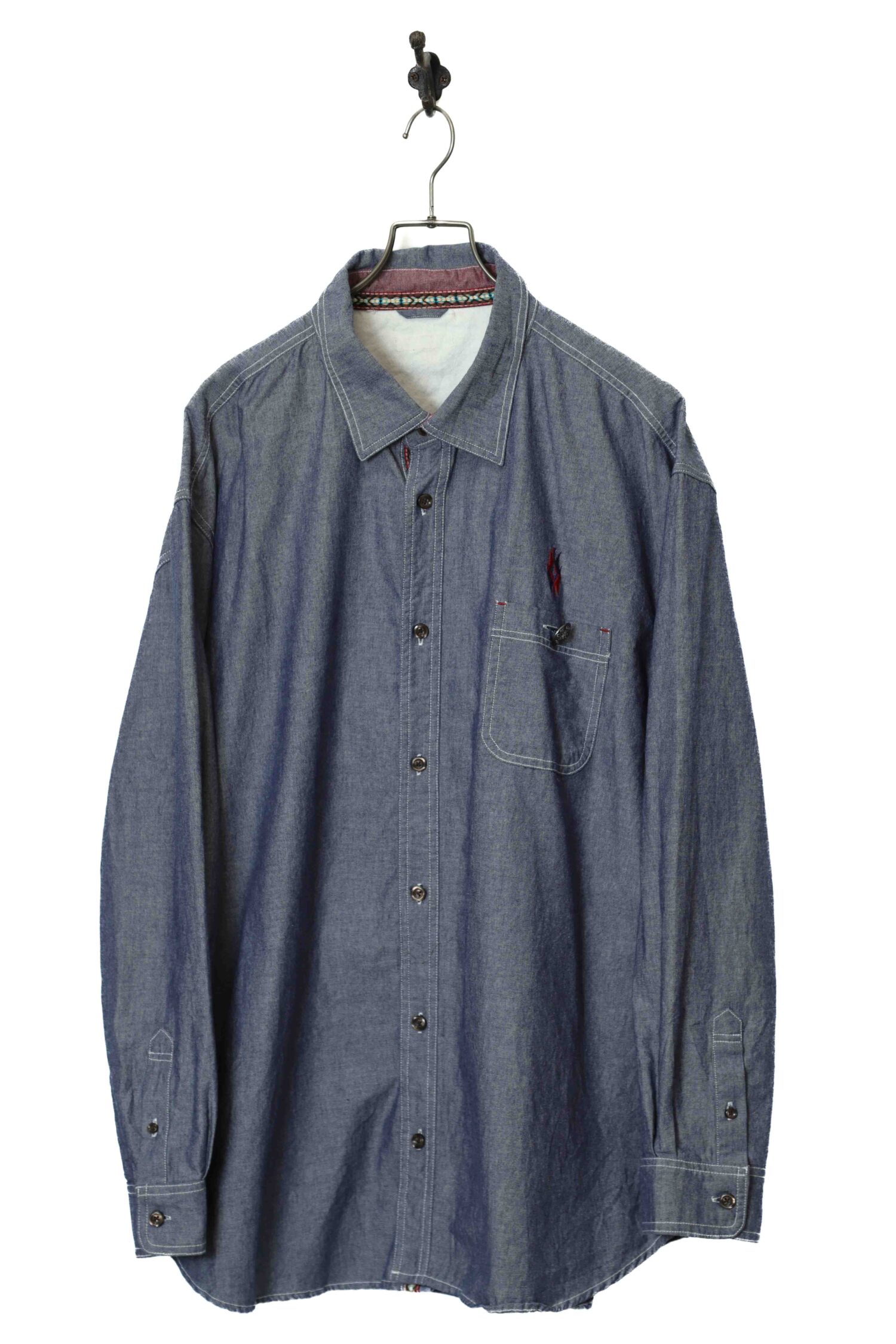 VINTAGE CHAMBRAY SHIRT/XL