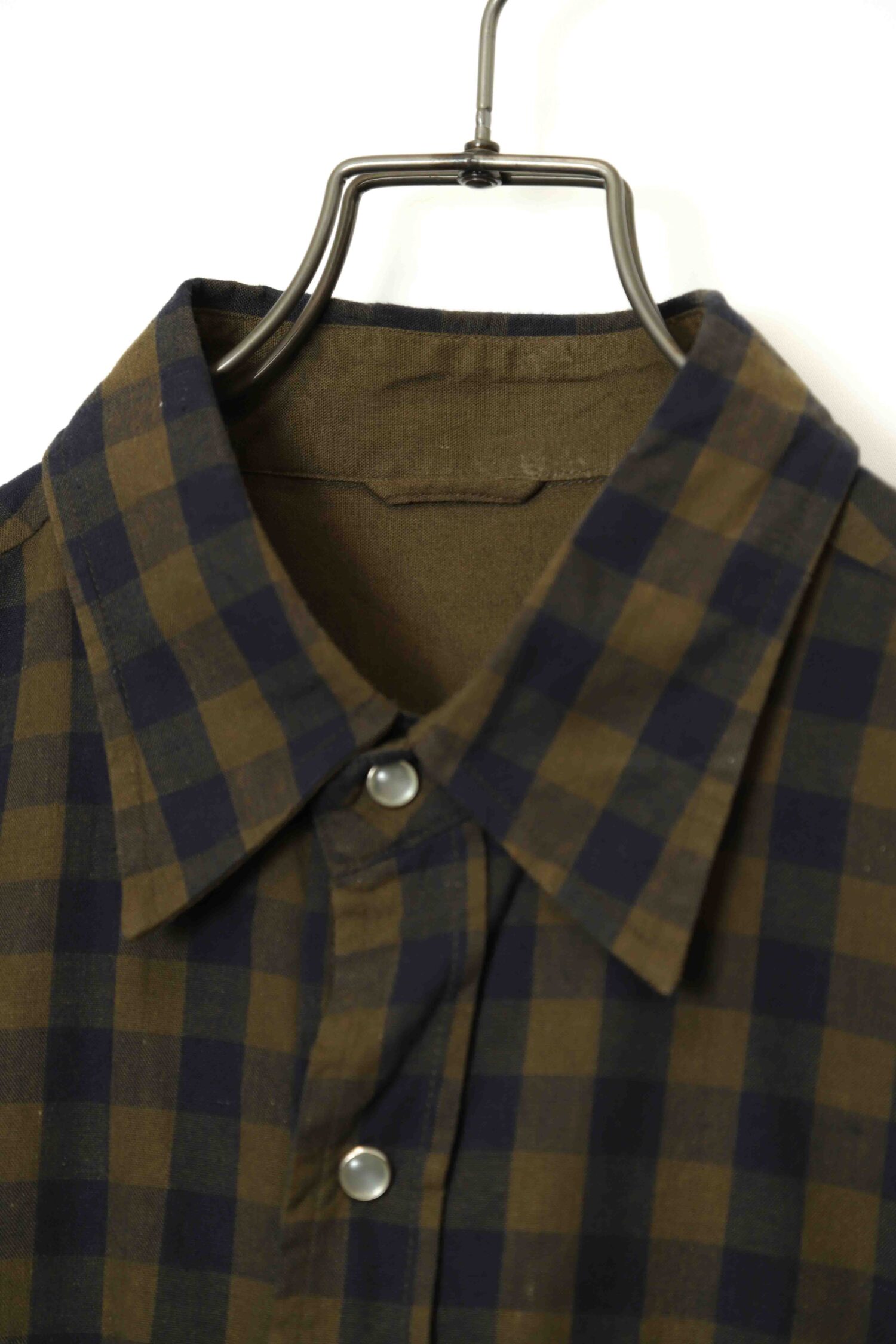 Alternative view of VINTAGE CHECK COTTON SHIRT/XL