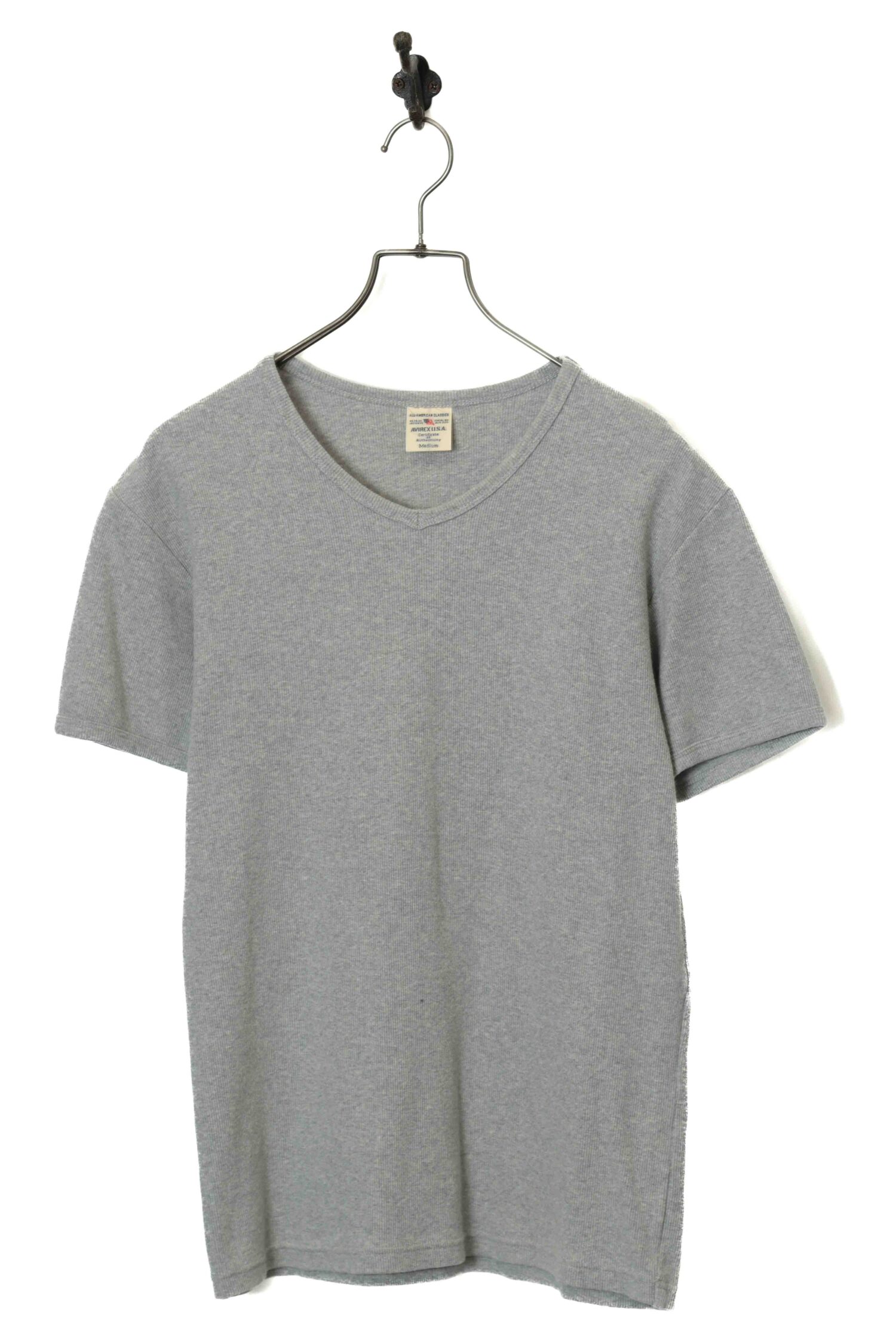 USED AVIREX V-NECK T-SHIRT/M