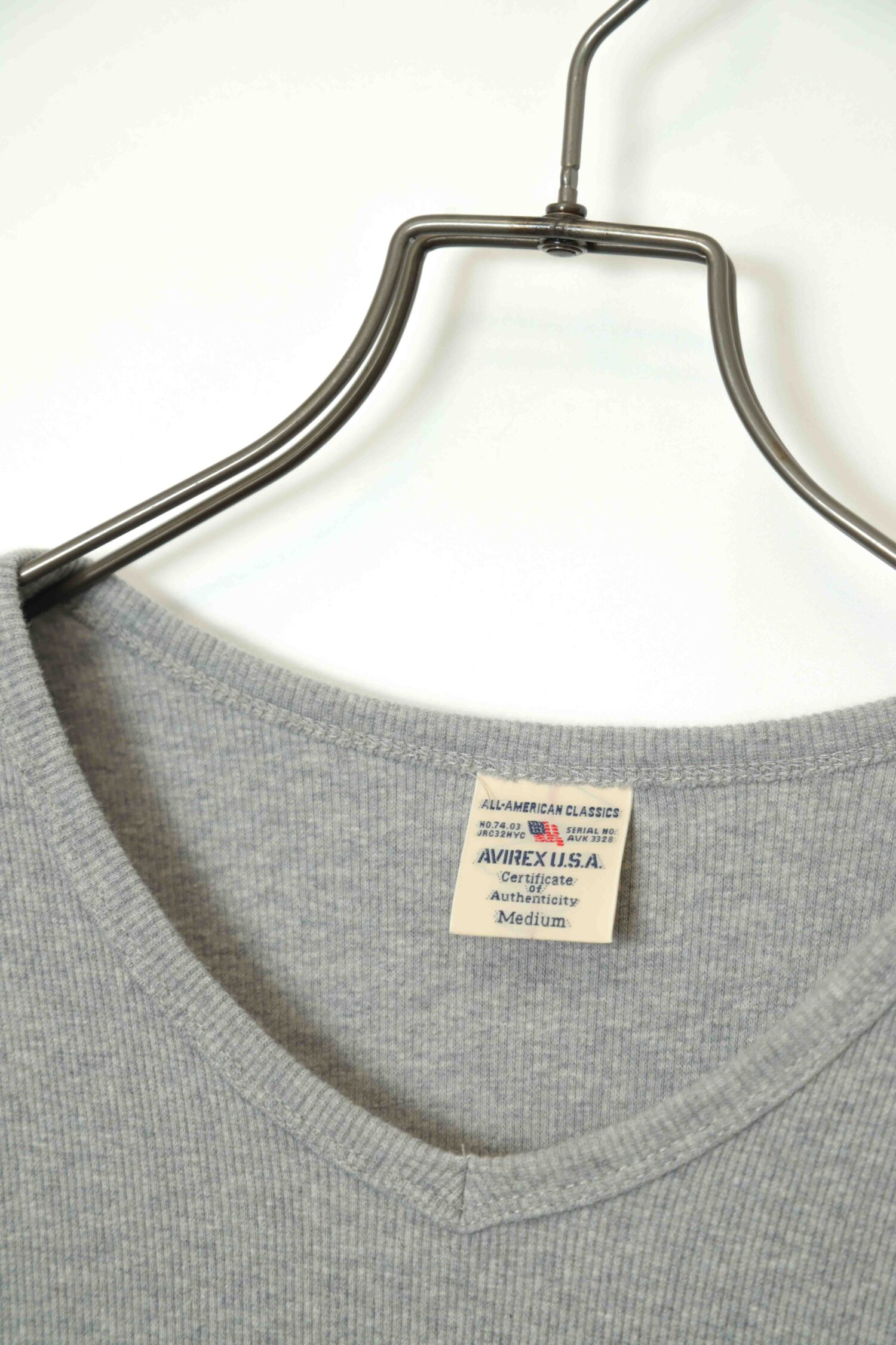 Alternative view of USED AVIREX V-NECK T-SHIRT/M