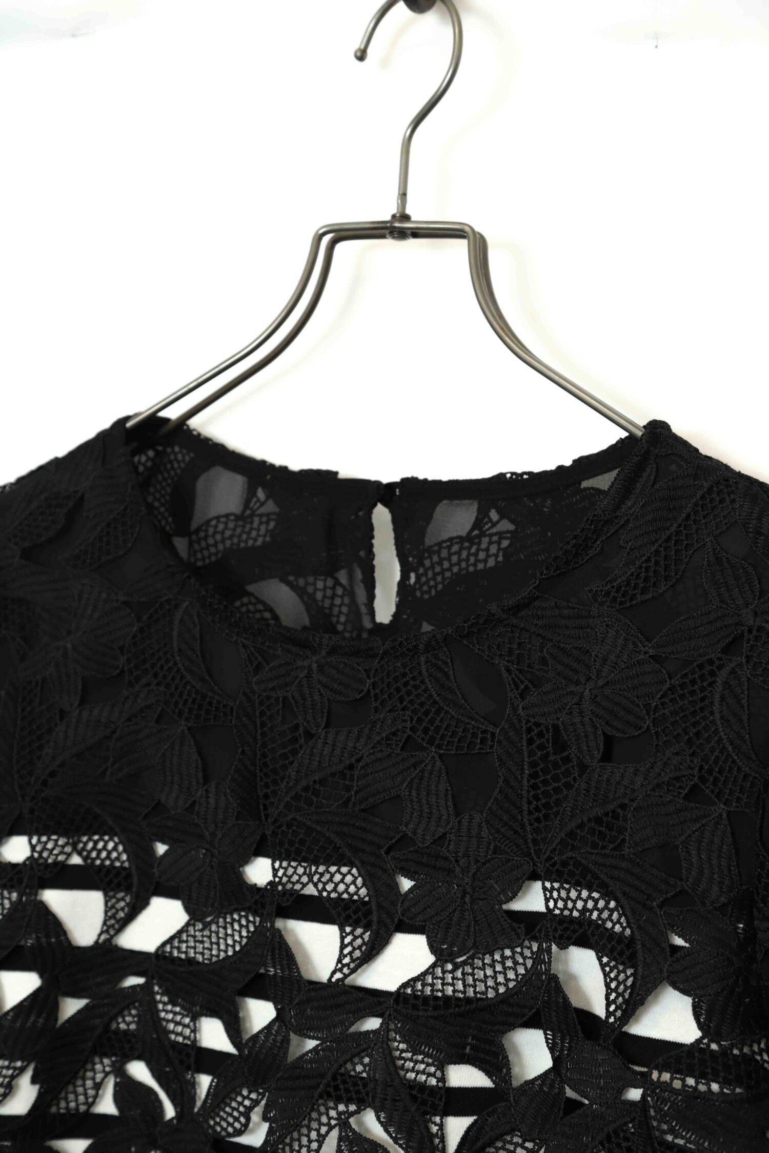 Alternative view of VINTAGE BORDER LACE ONE-PIECE DRESS/M
