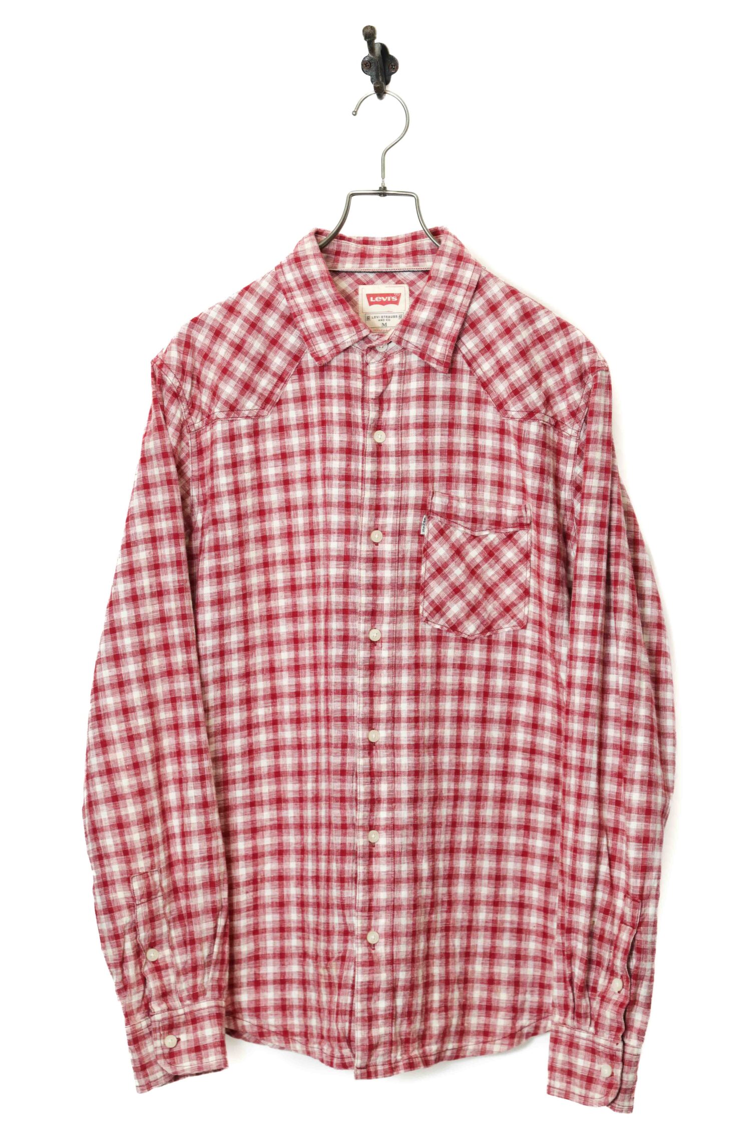 USED LEVIS CHECK SHIRT/M