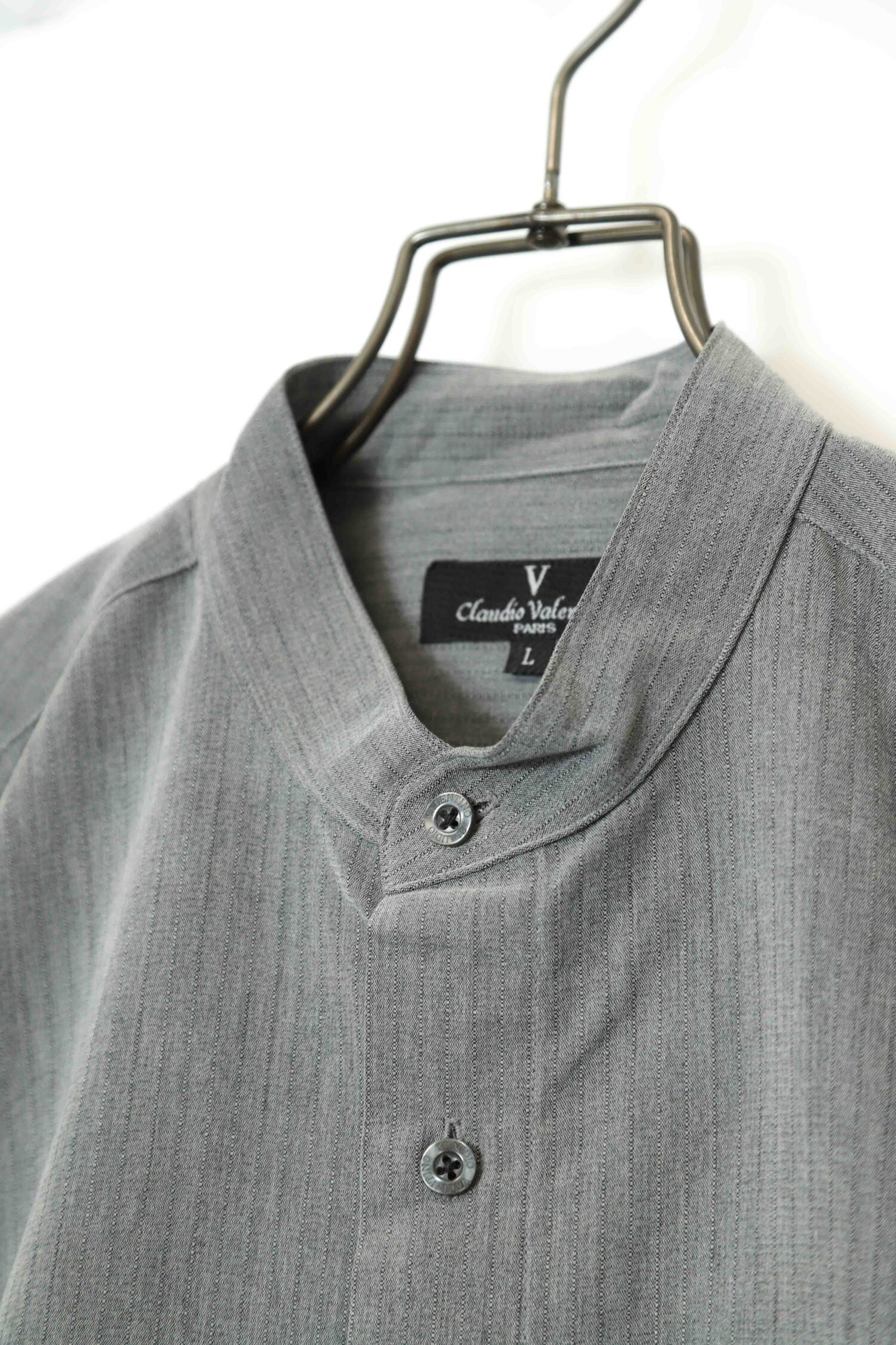 Alternative view of VINTAGE STAND COLLAR SHIRT/L