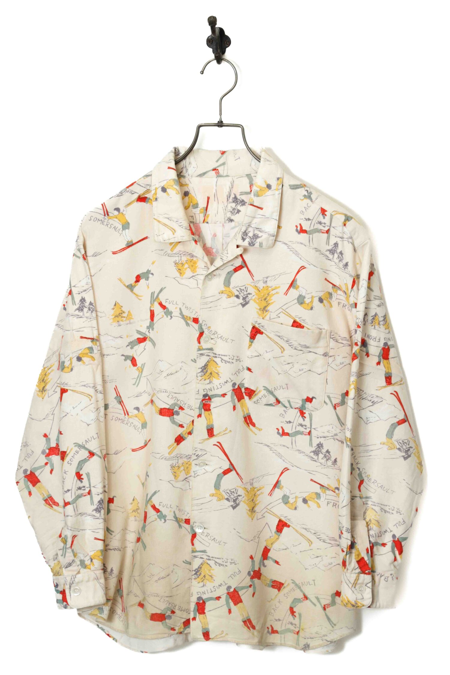 VINTAGE PRINTED SHIRT/L