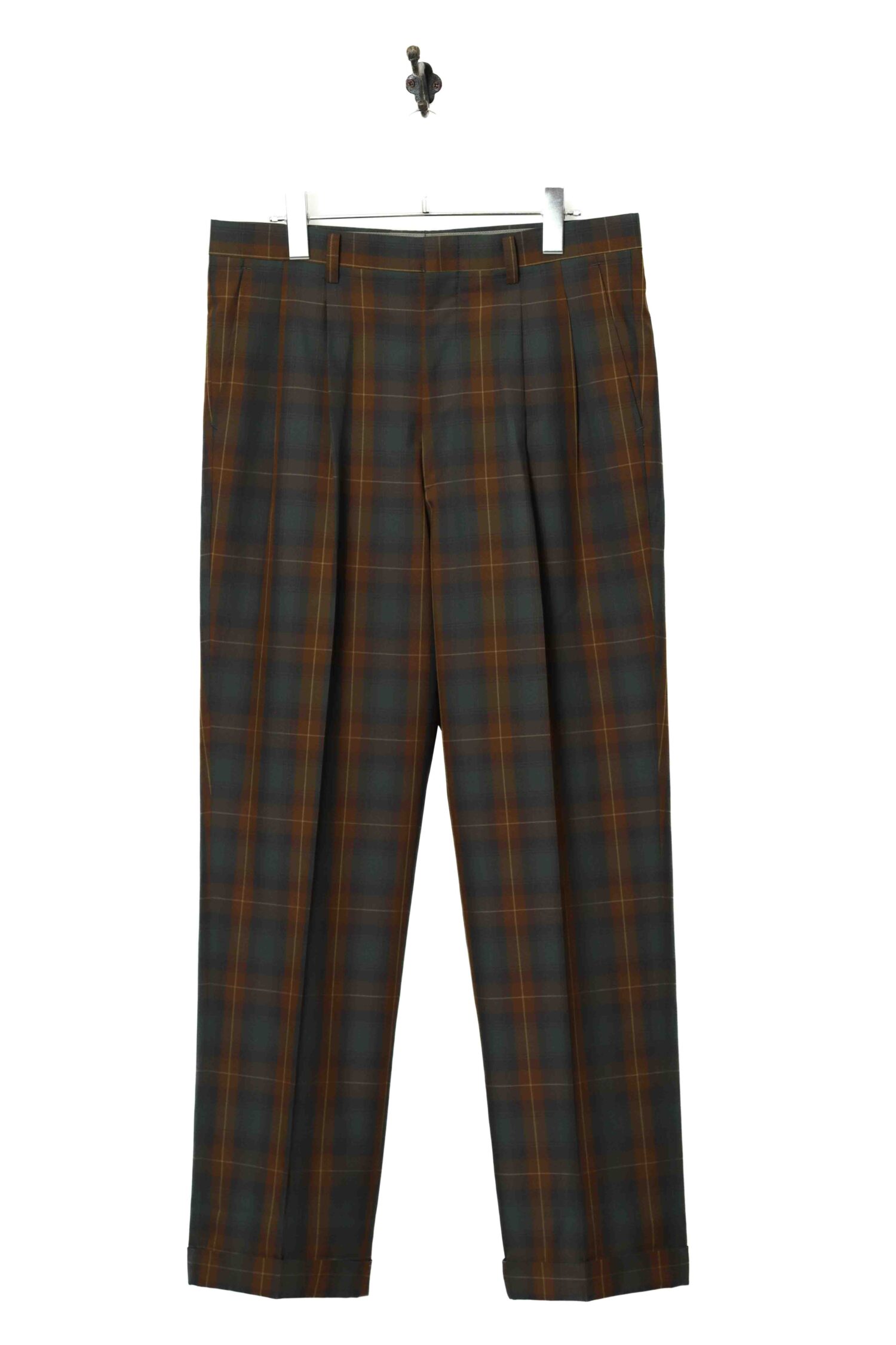 VINTAGE PLEATED WIDE DRESS PANTS/W84