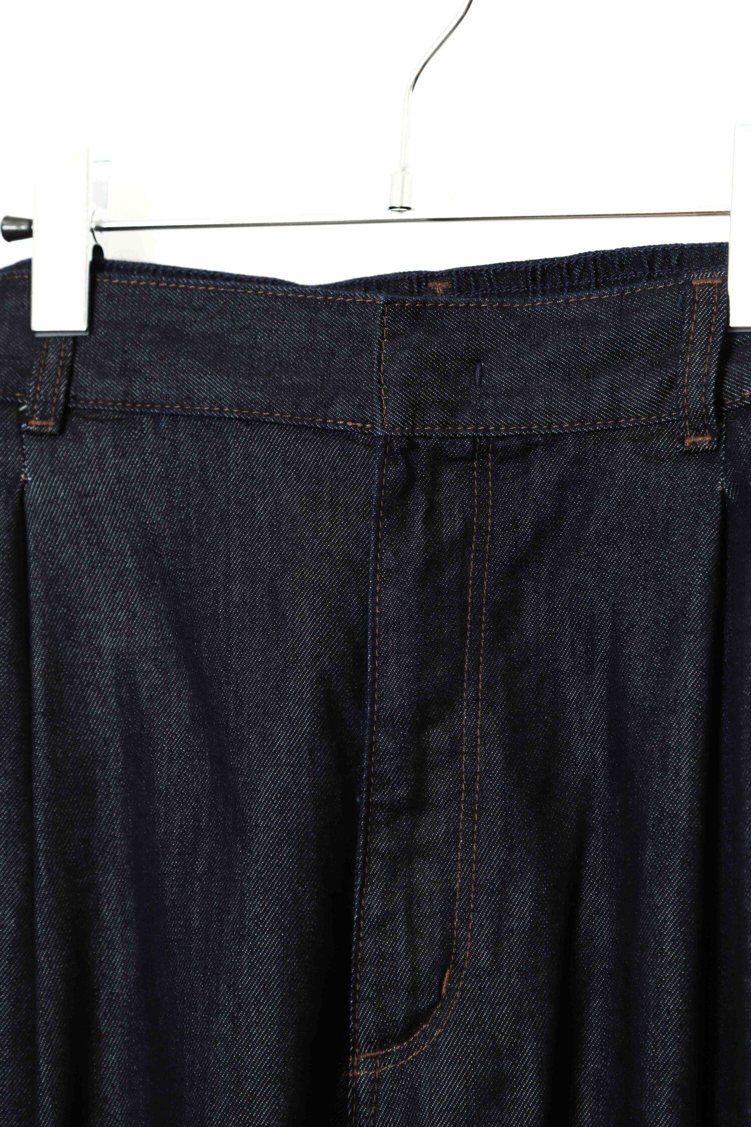 Alternative view of VINTAGE PLEATED WIDE DENIM PANTS/W92
