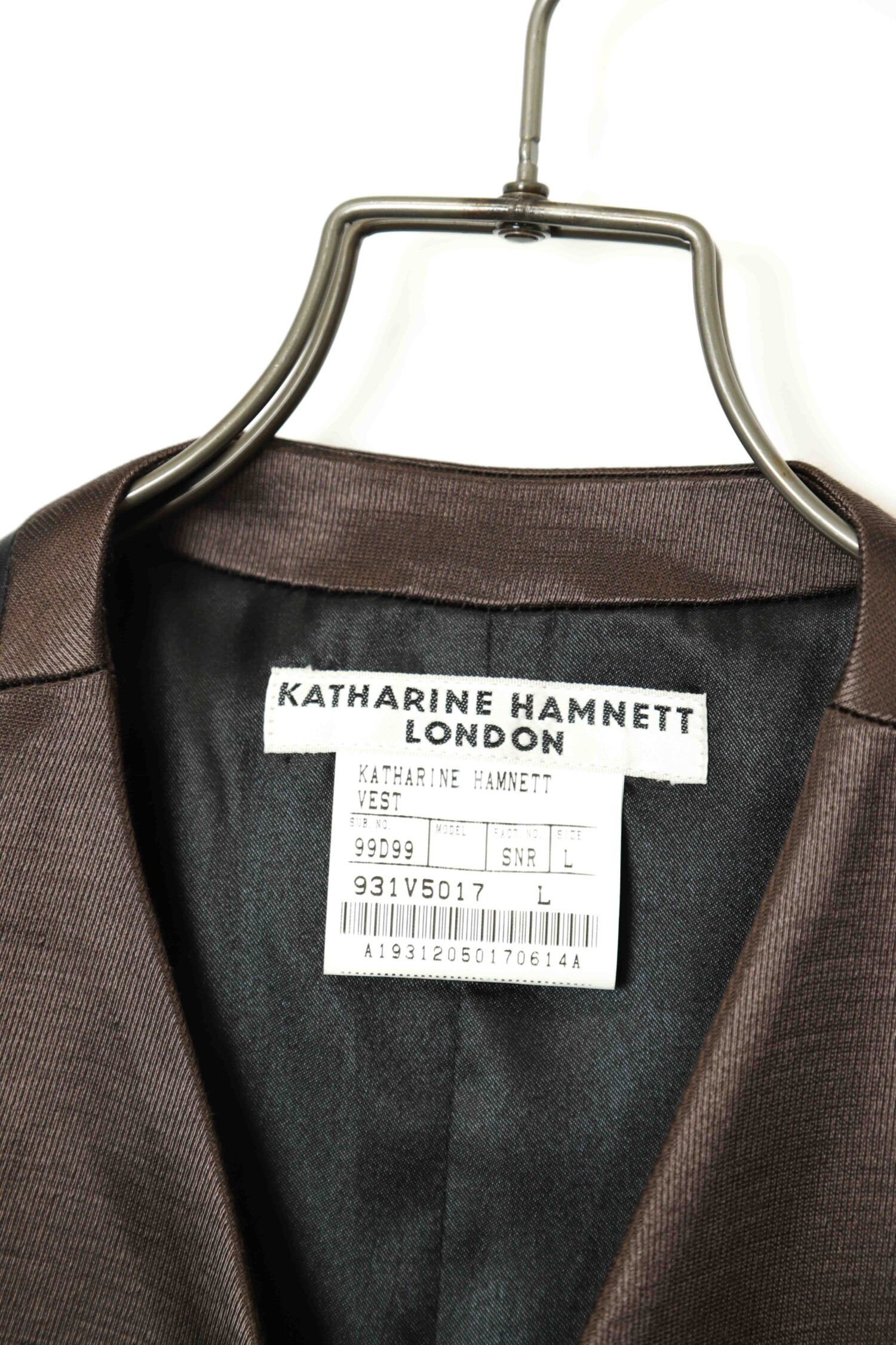 Alternative view of USED KATHARINE HAMNETT LONDON VEST/L