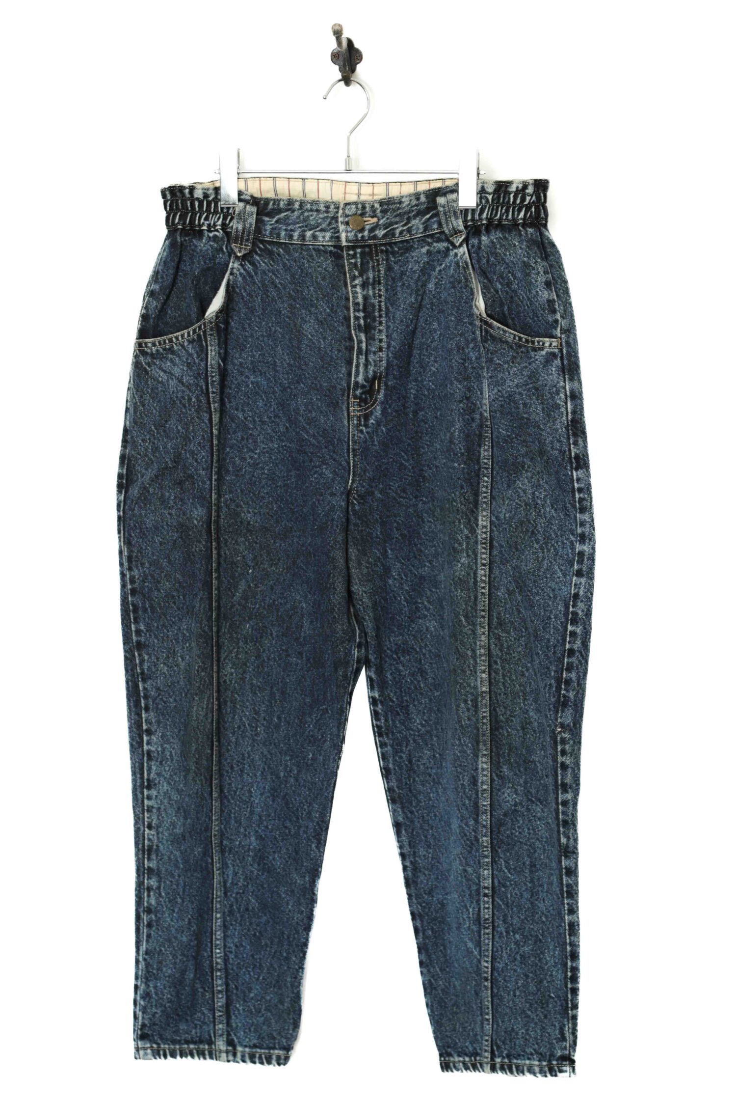 VINTAGE BLEACHED DENIM PANTS/W84-88