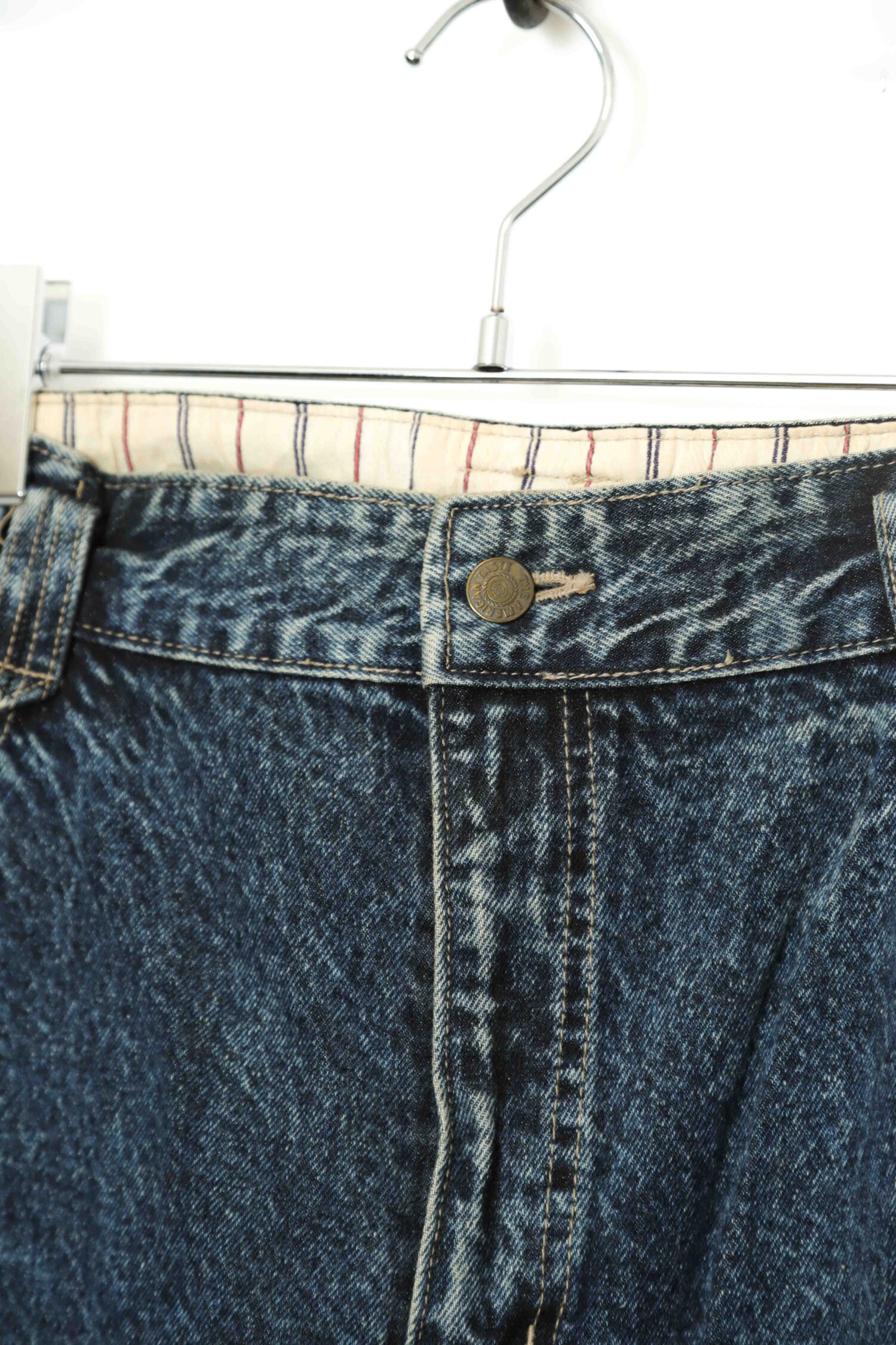 Alternative view of VINTAGE BLEACHED DENIM PANTS/W84-88