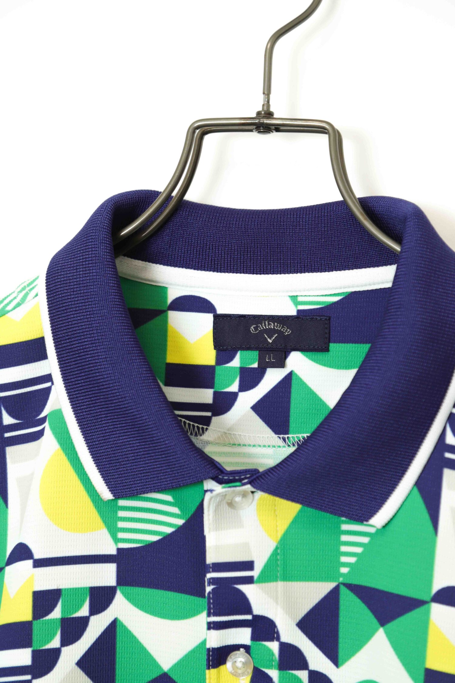 Alternative view of USED GALLAWAY PRINTED POLO SHIRT/LL