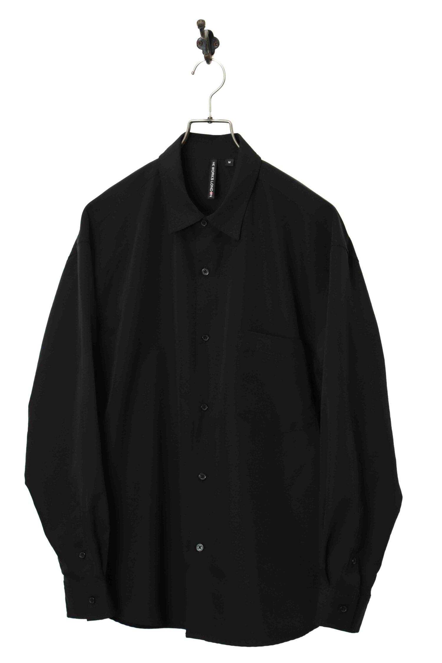 USED HK WORKS LONDON BLACK SHIRT/M