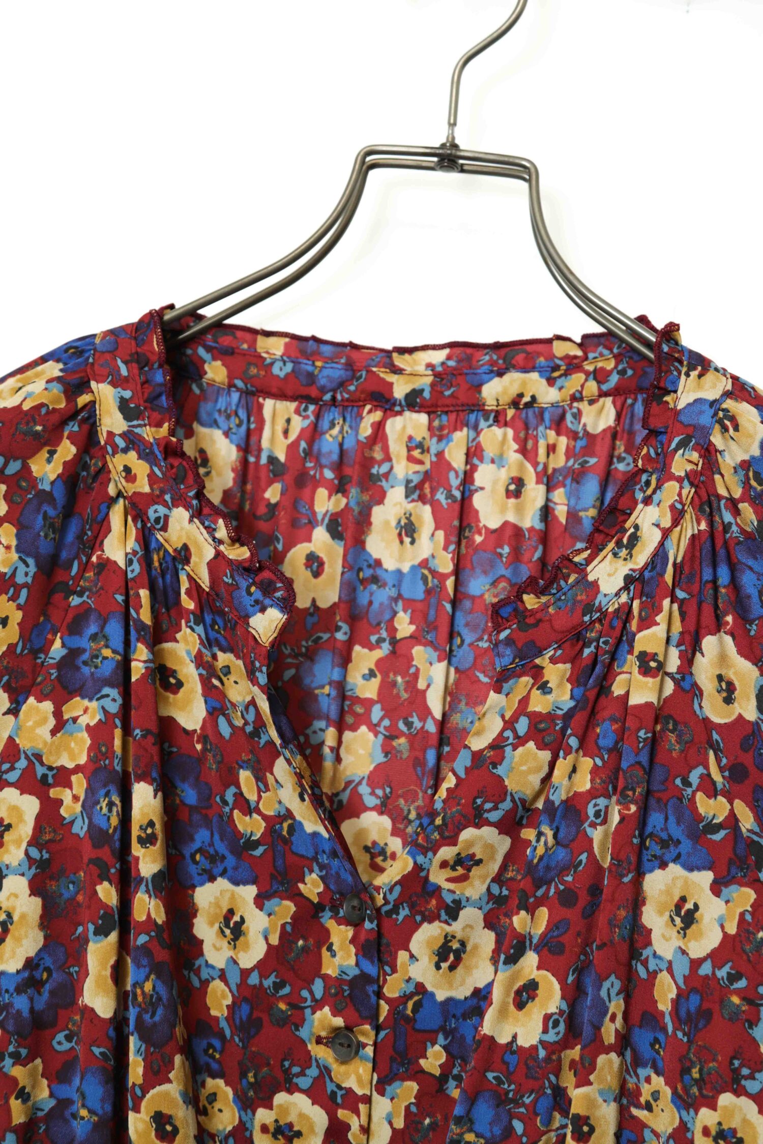 Alternative view of VINTAGE PRINTED ONE-PIECE DRESS/M
