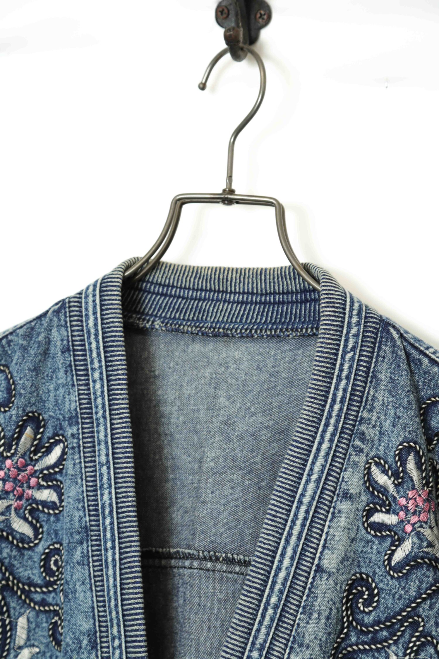 VINTAGE EMBROIDERY COVERALL DENIM JACKET/XL | 古着屋FERANTRACING