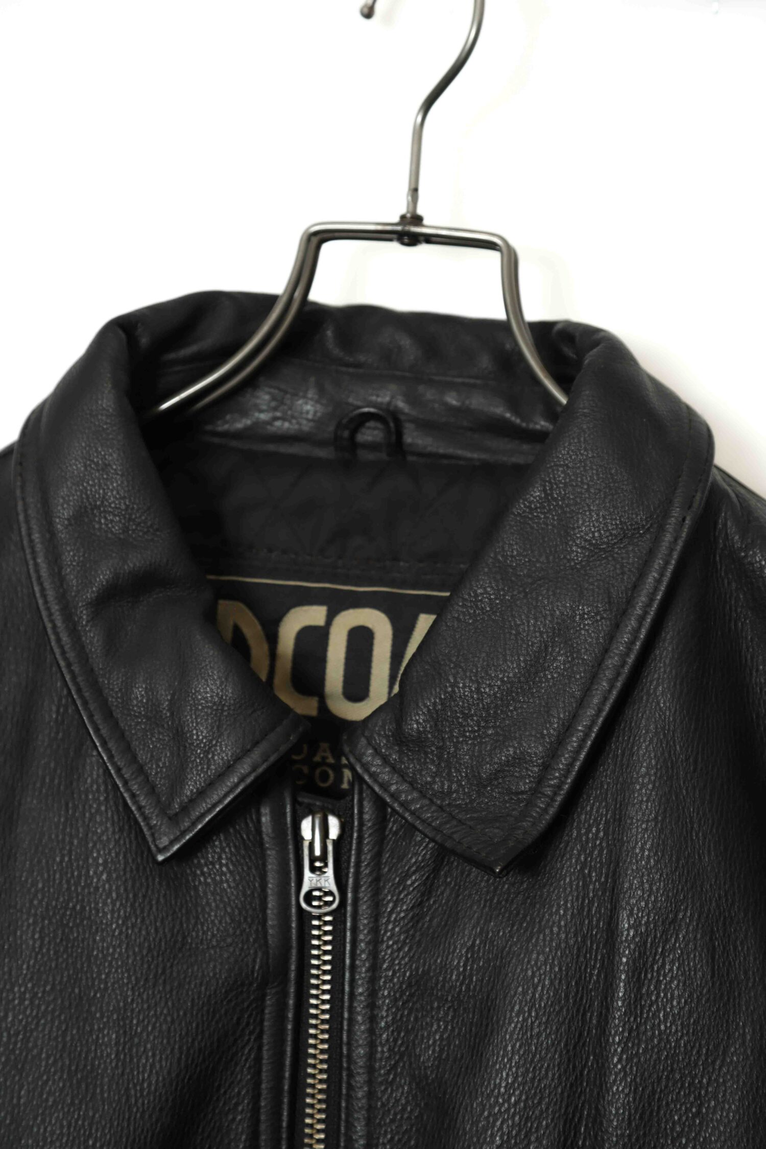 Alternative view of VINTAGE COW LEATHER BOMBER JACKET/XL