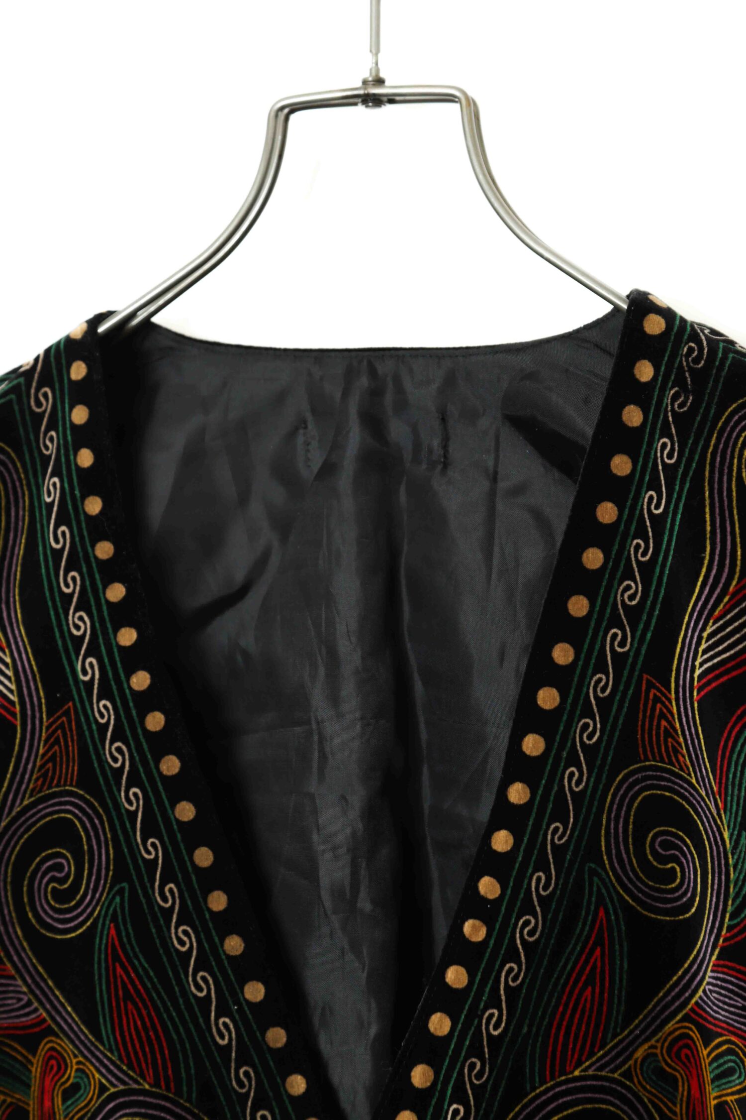 Alternative view of VINTAGE PRINT VELVET VEST/L