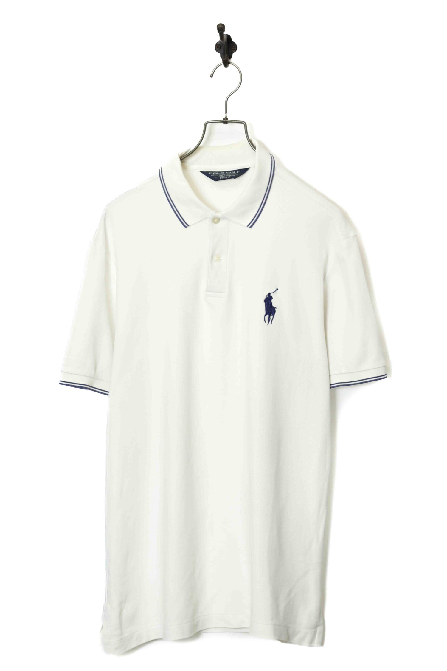 USED RALPH LAUREN EMBROIDERY LOGO POLO SHIRT/Ｍ