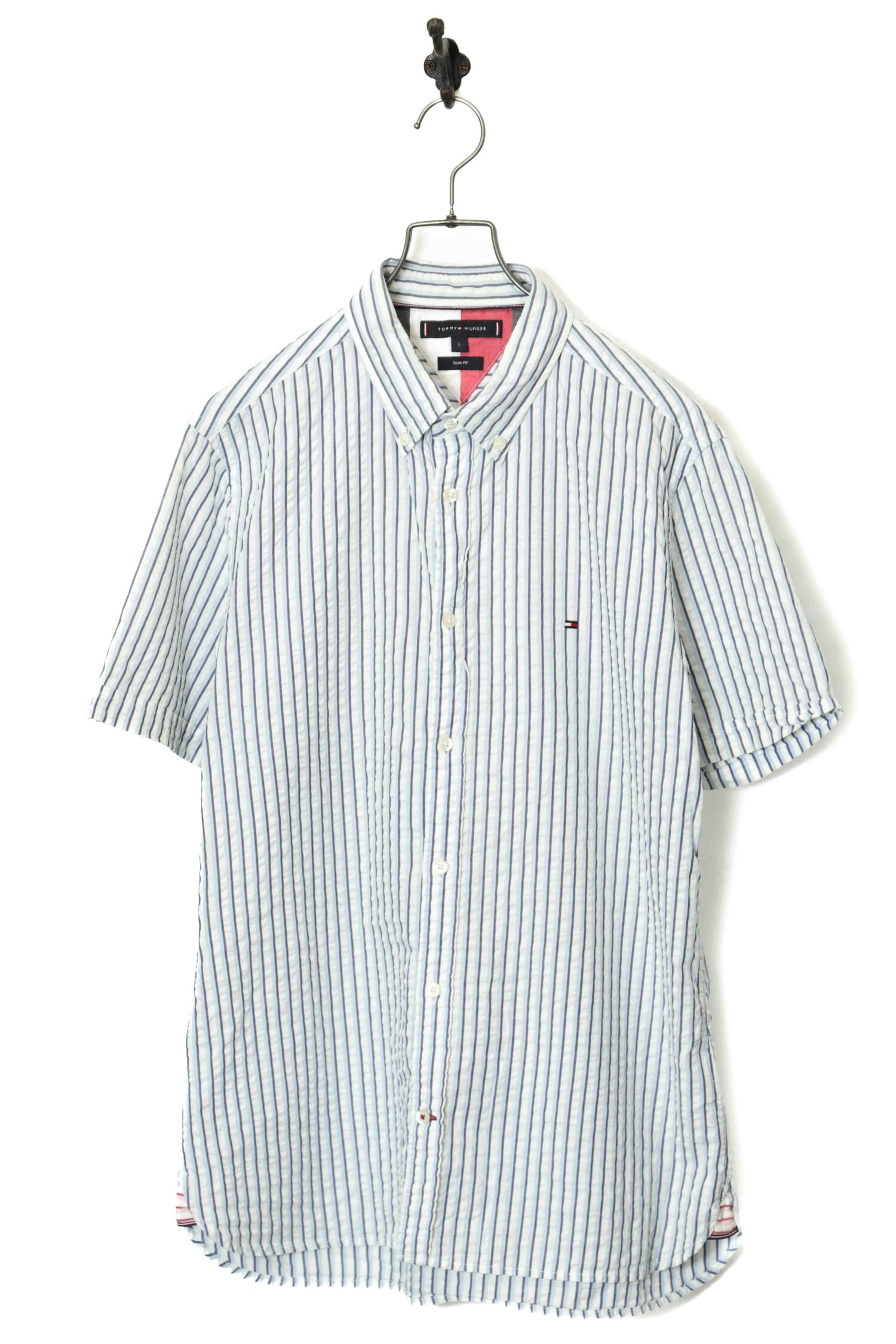 USED TOMMY HILFIGER STRIPE SHIRT/L