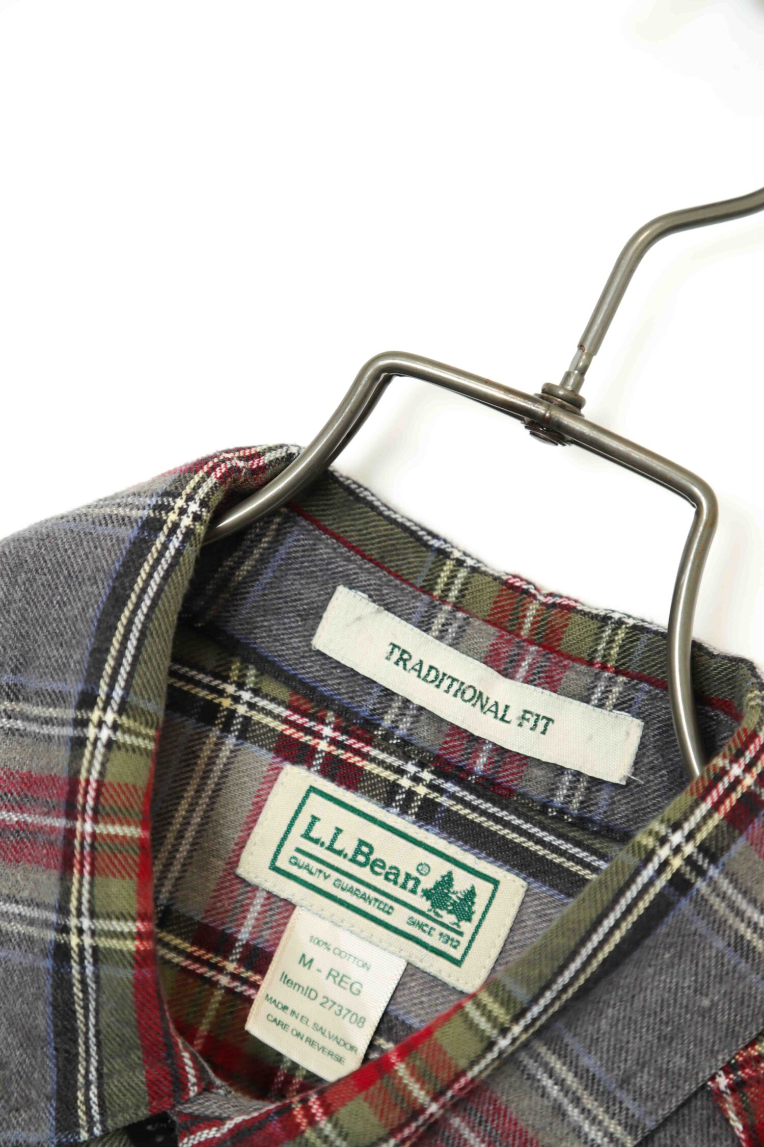 Alternative view of USED L.L BEAN CHECK SHIRT/M