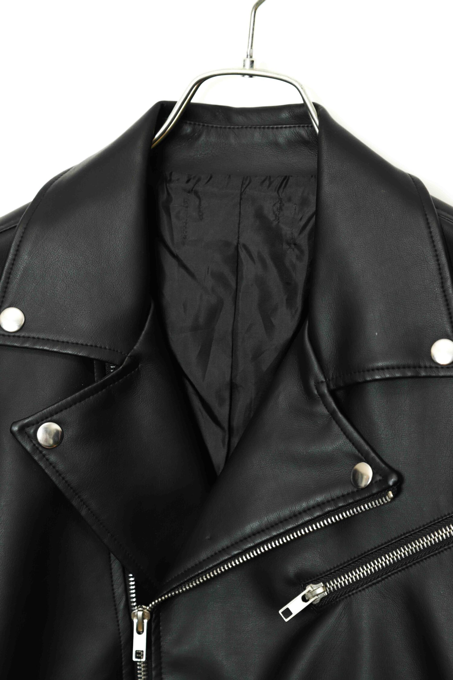 Alternative view of VINTAGE FAKE LEATHER RIDERS JACKET/M