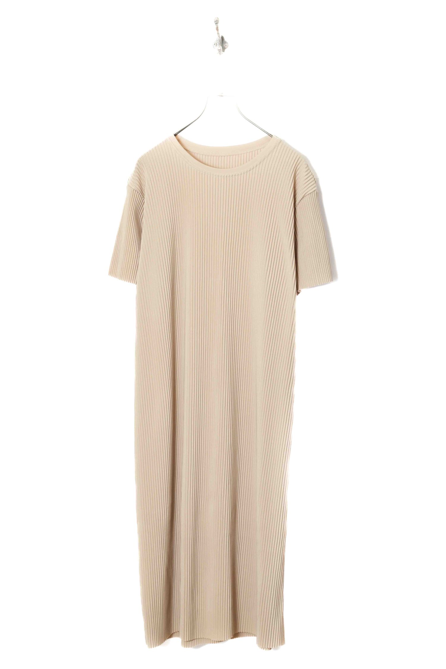 VINTAGE PLEATED CUT ONEPIECE DRESS/M