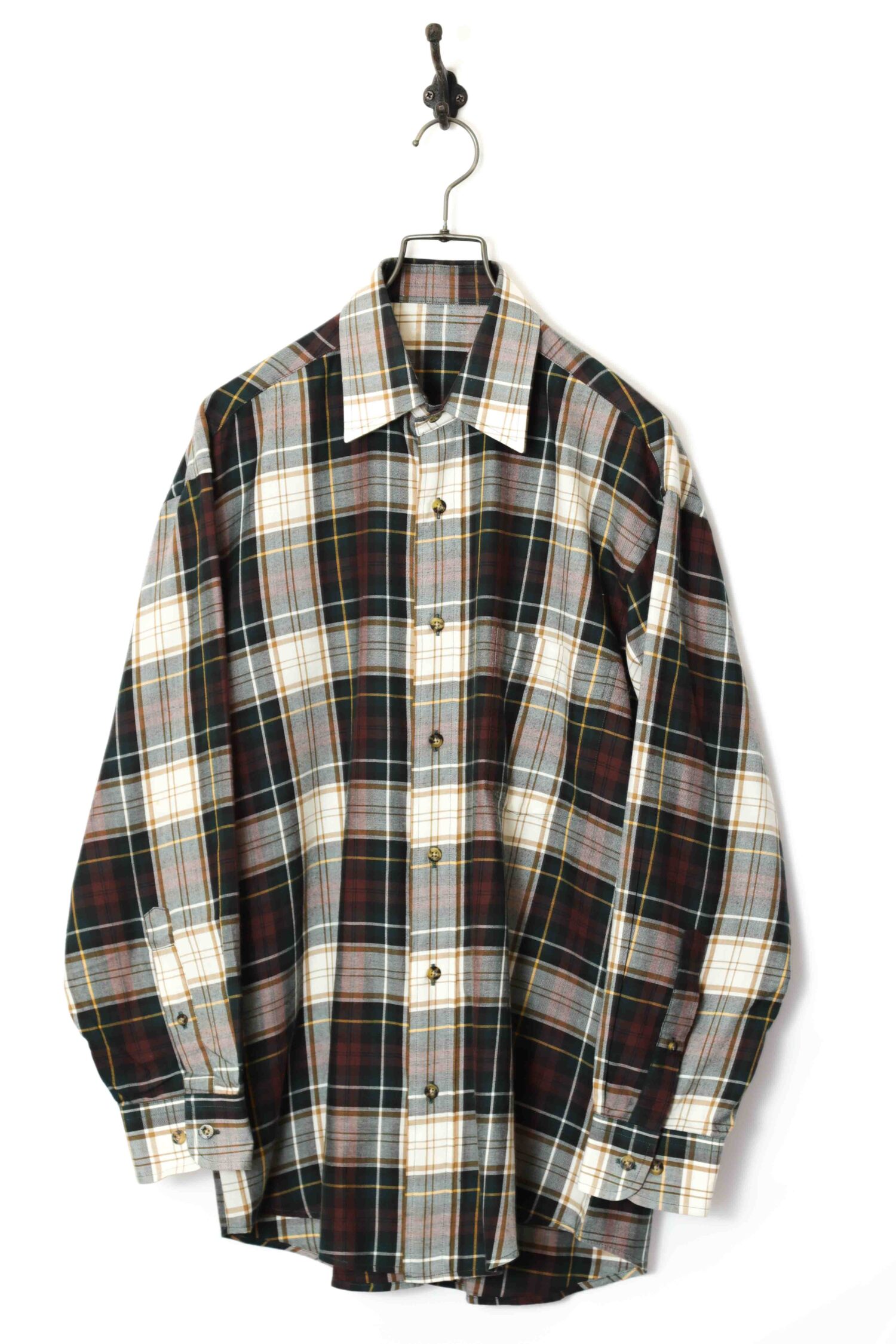 VINTAGE CHECK SHIRT/L