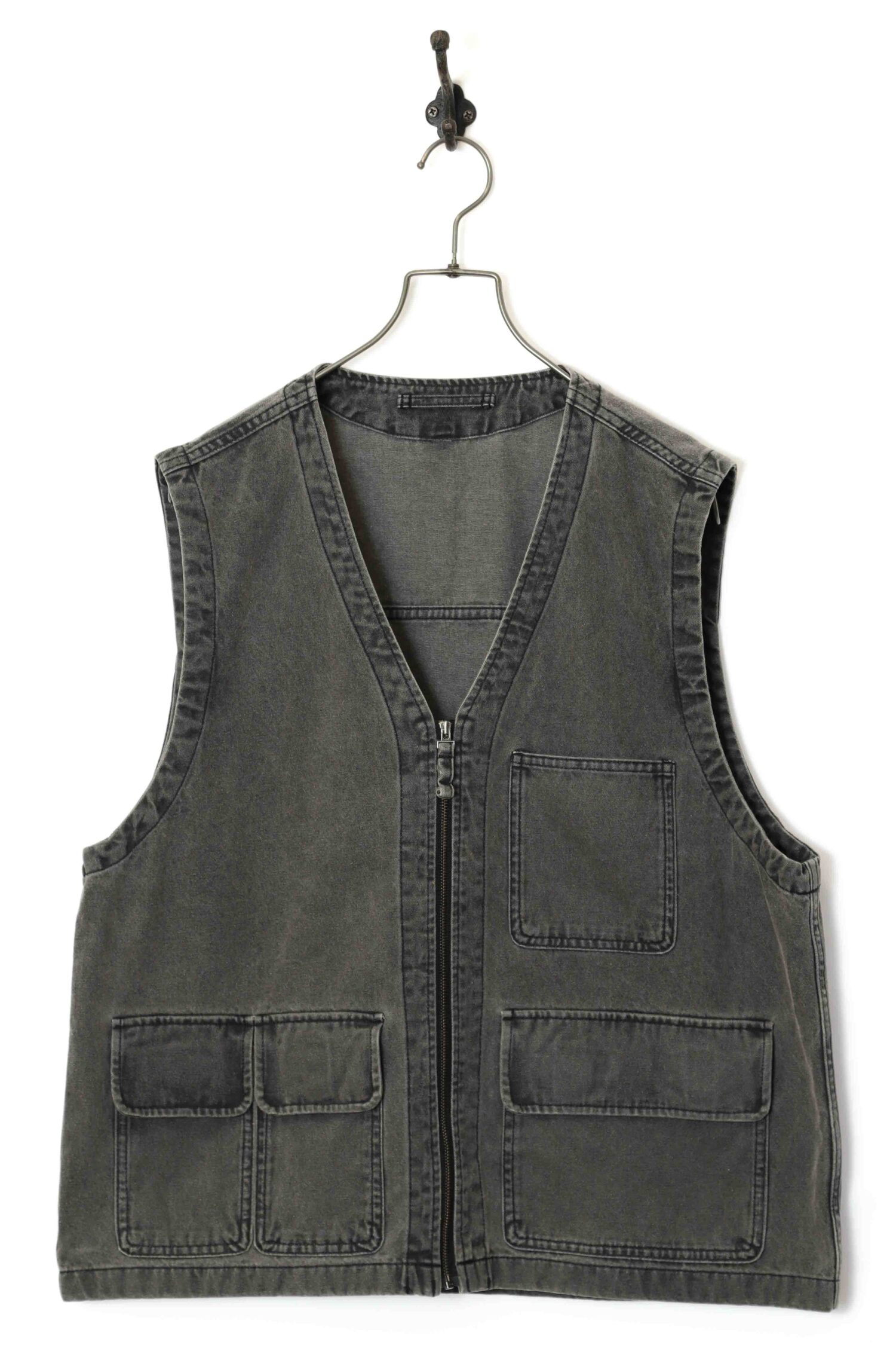 VINTAGE DENIM VEST/L