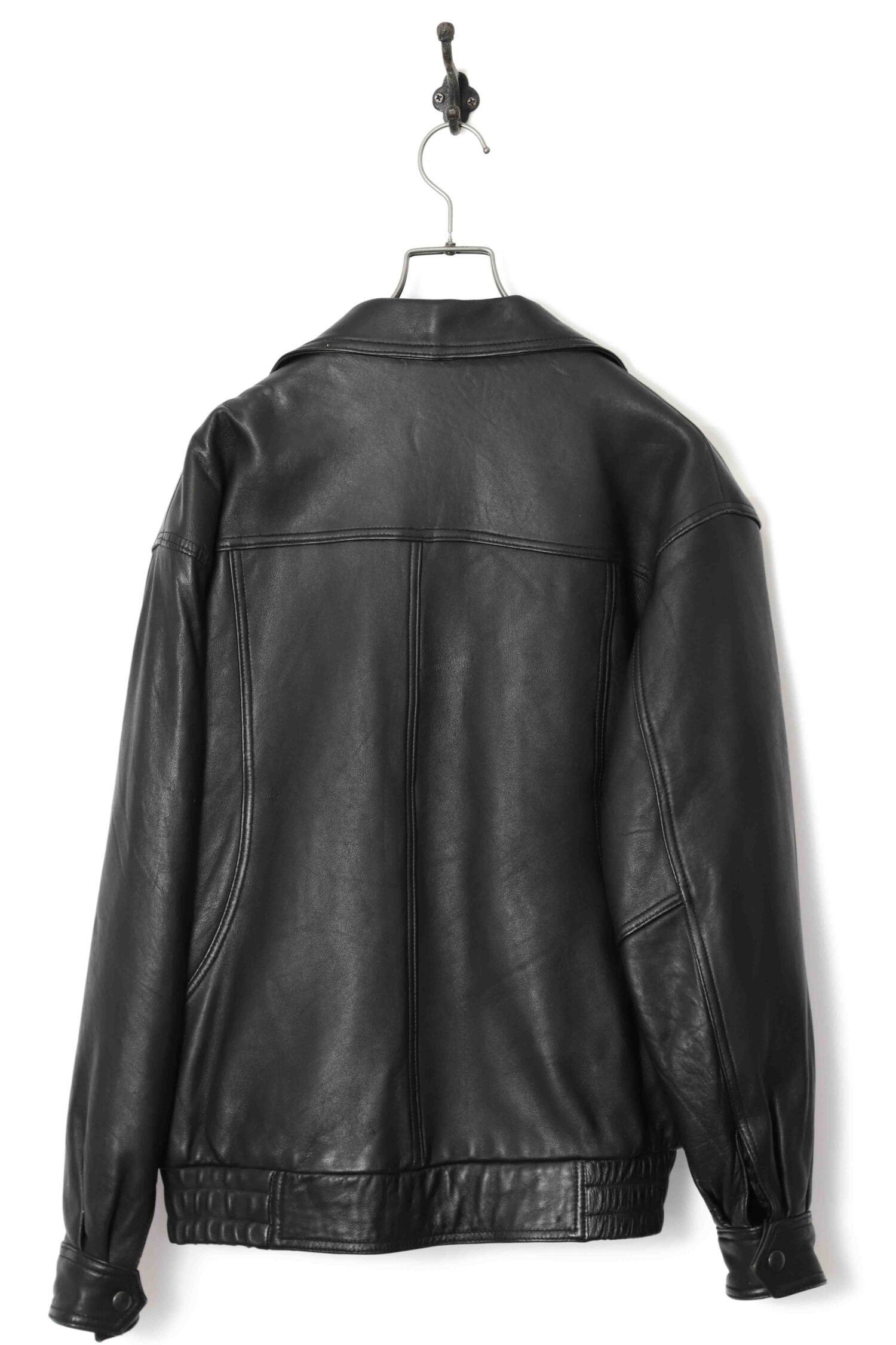 VINTAGE SHEEP LEATHER RIDERS BOMBER JACKET/XL | 古着屋FERANTRACING
