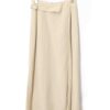 VINTAGE LINEN SKIRT/W68