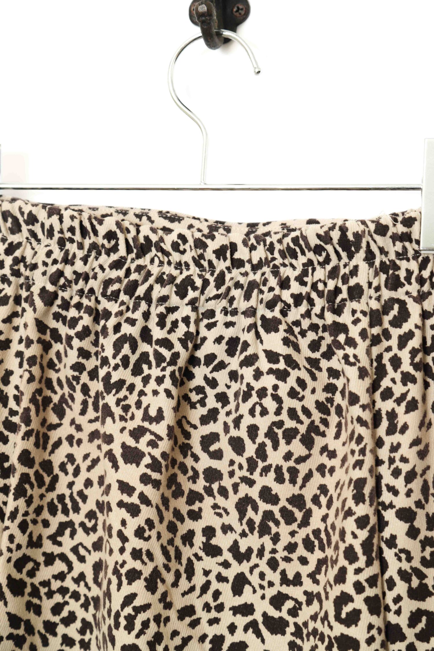 Alternative view of VINTAGE LEOPARD PATTERN EASY SKIRT/W70-84