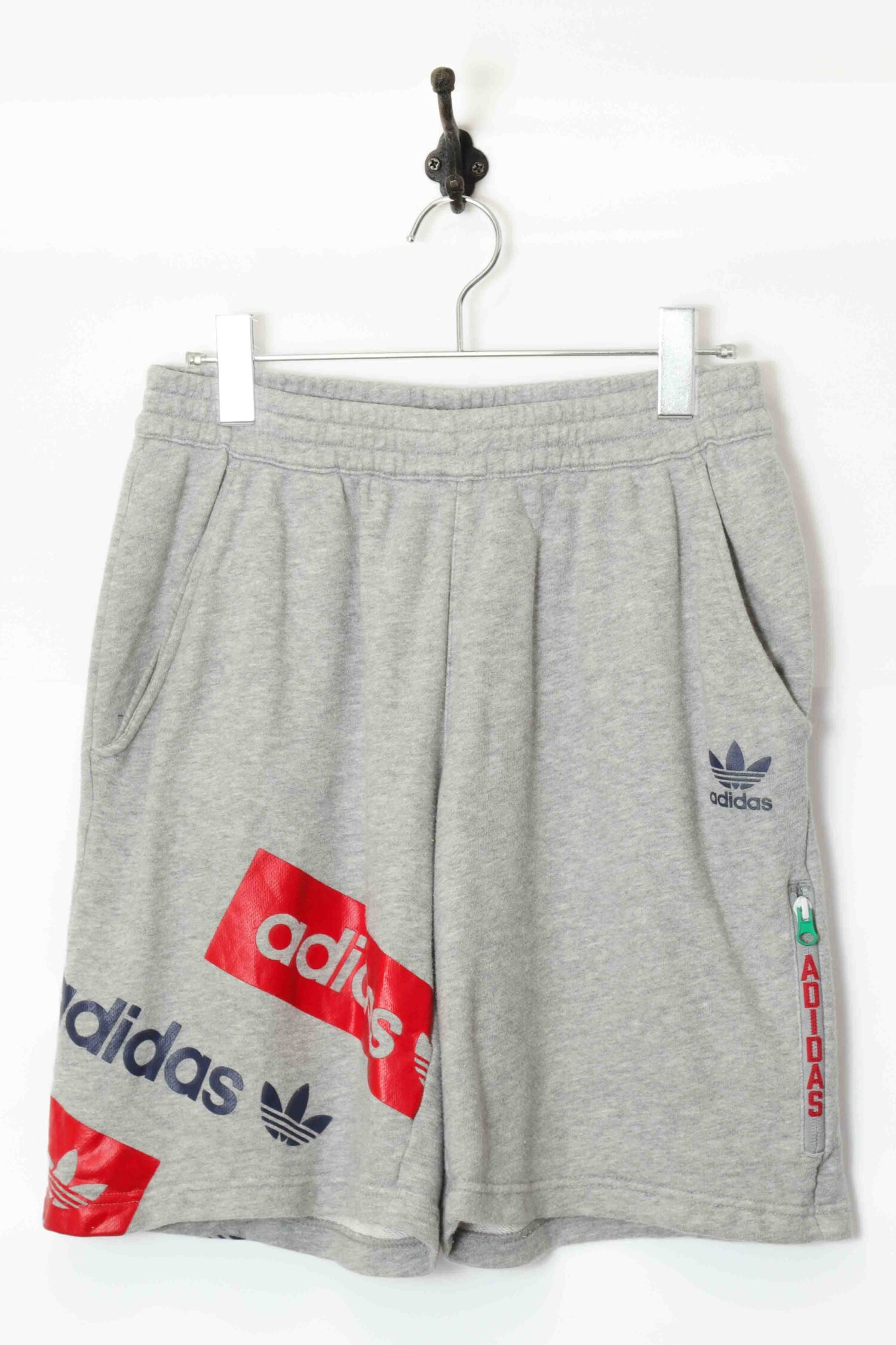 USED ADIDAS SWEAT SHORT PANTS/W66-74