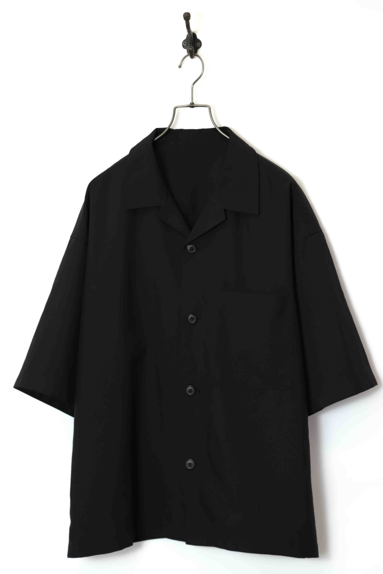 VINTAGE OPEN COLLAR SHIRT/XL