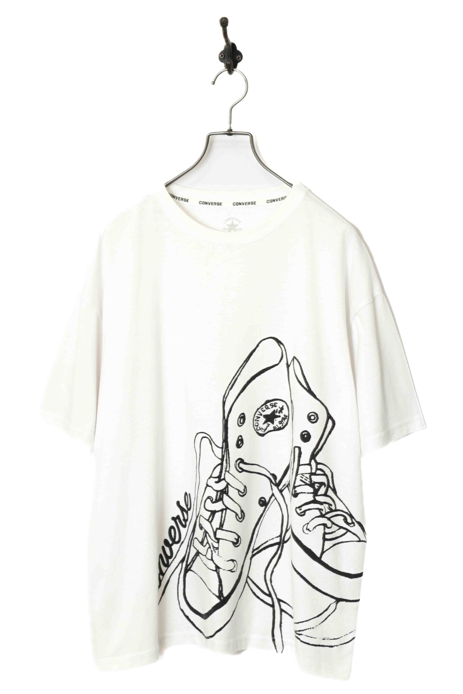 USED CONVERSE PRINTED T-SHIRT/L
