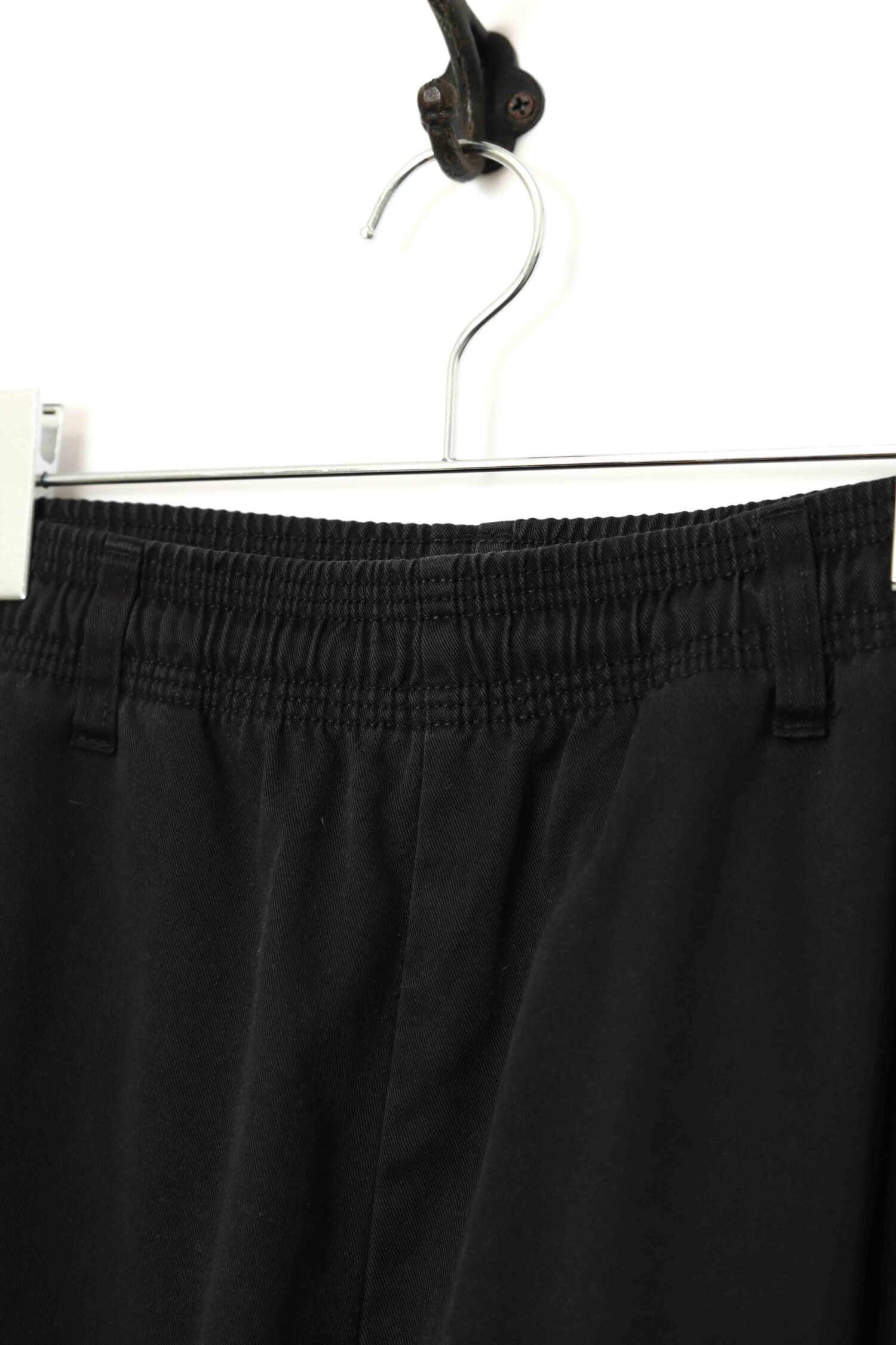 Alternative view of VINTAGE BLACK COTTON EASY PANTS/W70-88