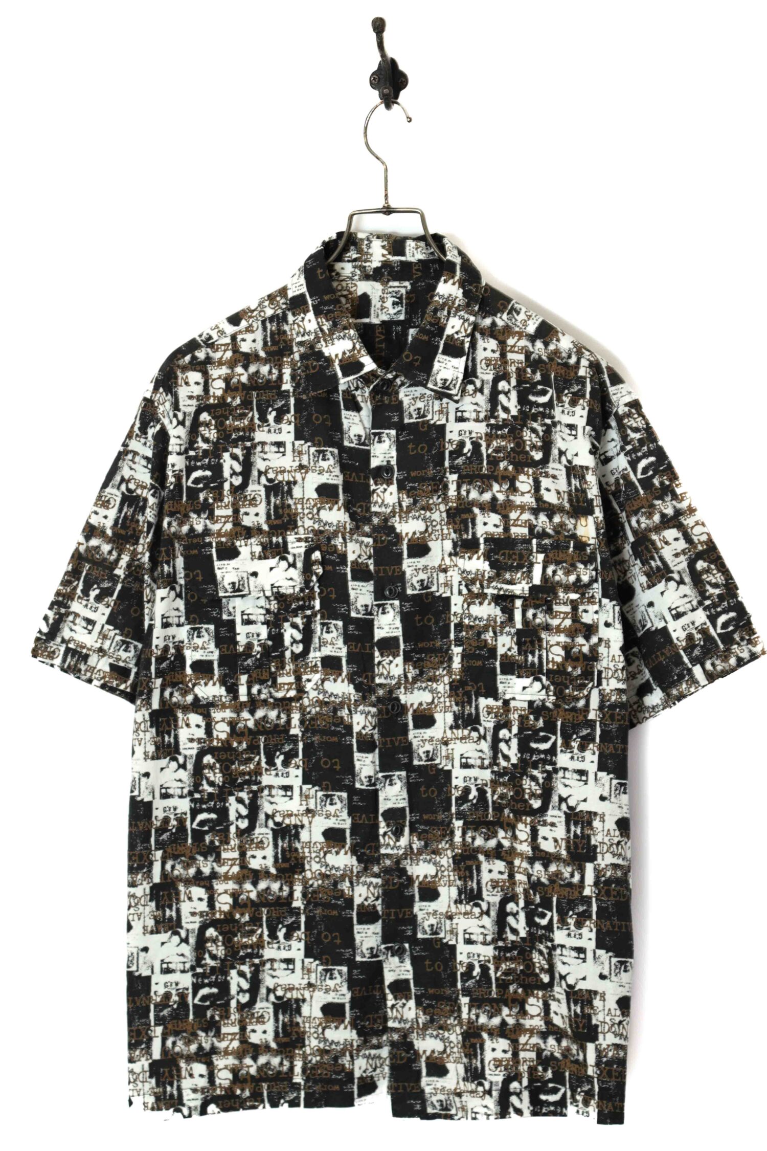 VINTAGE PRINTED SHIRT/L