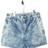 VINTAGE BLEACHED DENIM SHORT PANTS/W80